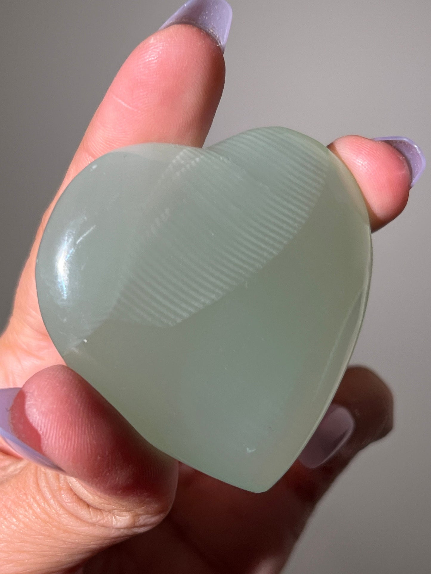 Green Calcite Heart, UV reactive Calcite, High Quality Green Calcite, Pistachio Calcite From Afghanistan