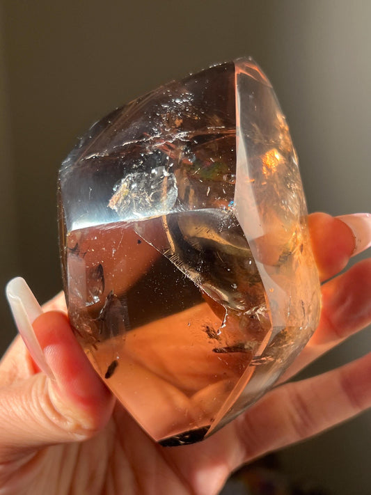 Smoky Quartz Free Form, Faceted Smoky Quartz, Smoky Quartz Crystal, Smoky Quartz Free Form, Imperfect Crystal