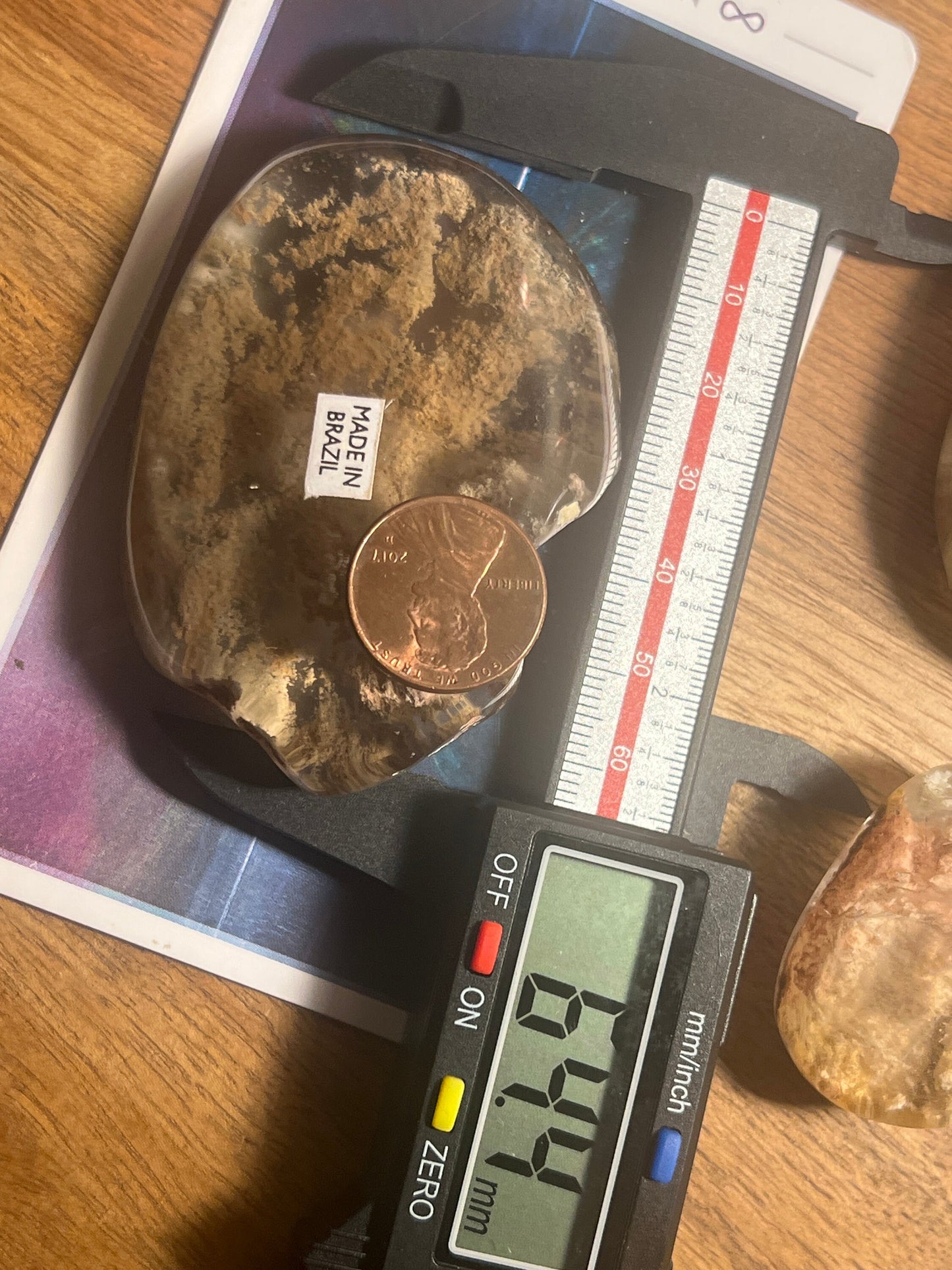 Lodolite Lens From Brazil, Garden Quartz, Lodolite Quartz, Scenic Quartz, Healing Crystals, Unique Crystals