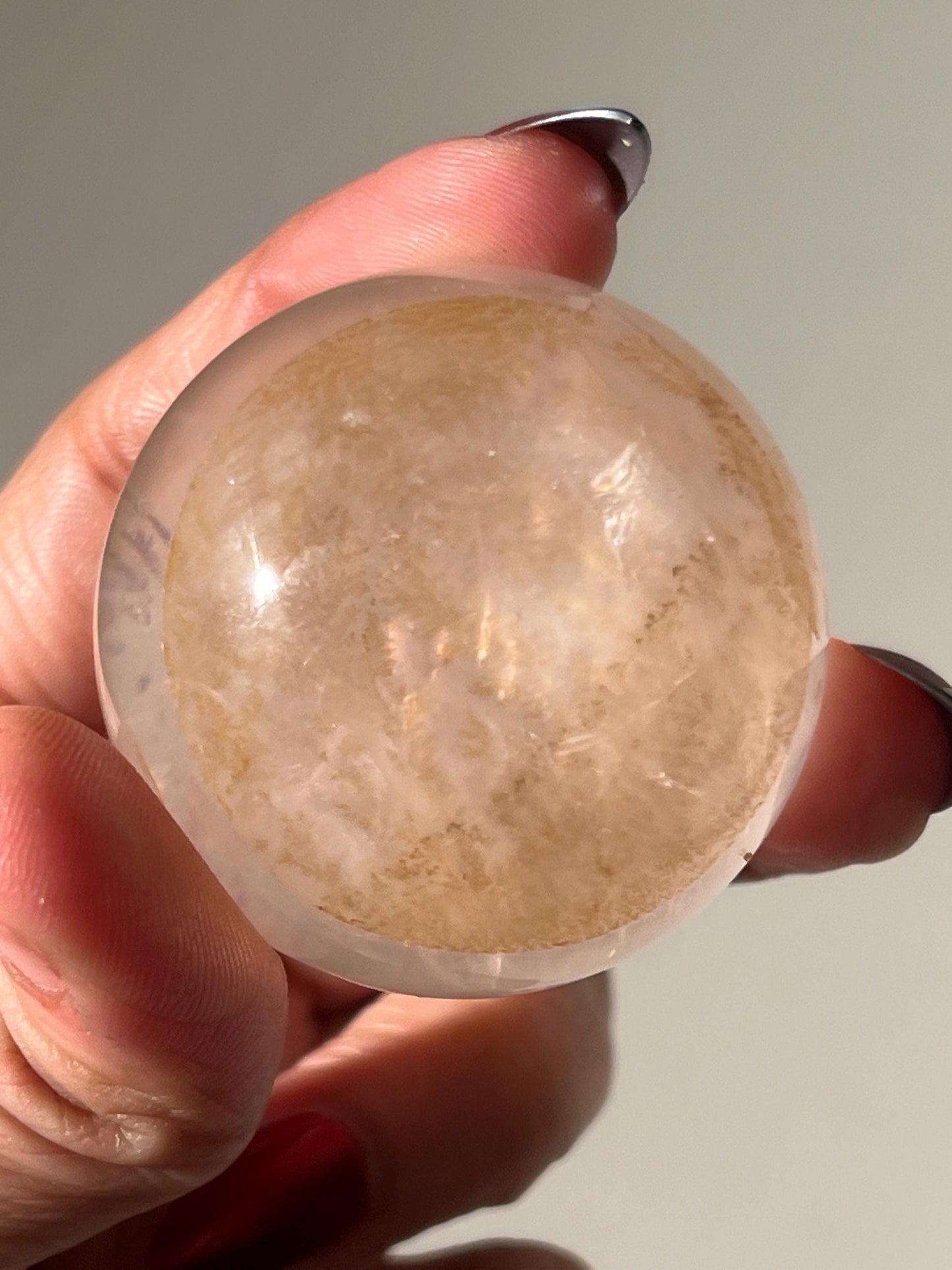 Girasol Quartz, Dendritic Quartz, Crystal Ball, Dendritic Agate, Girasol, Dendritic Quartz, Dendrite, Rainbow Clear Quartz,