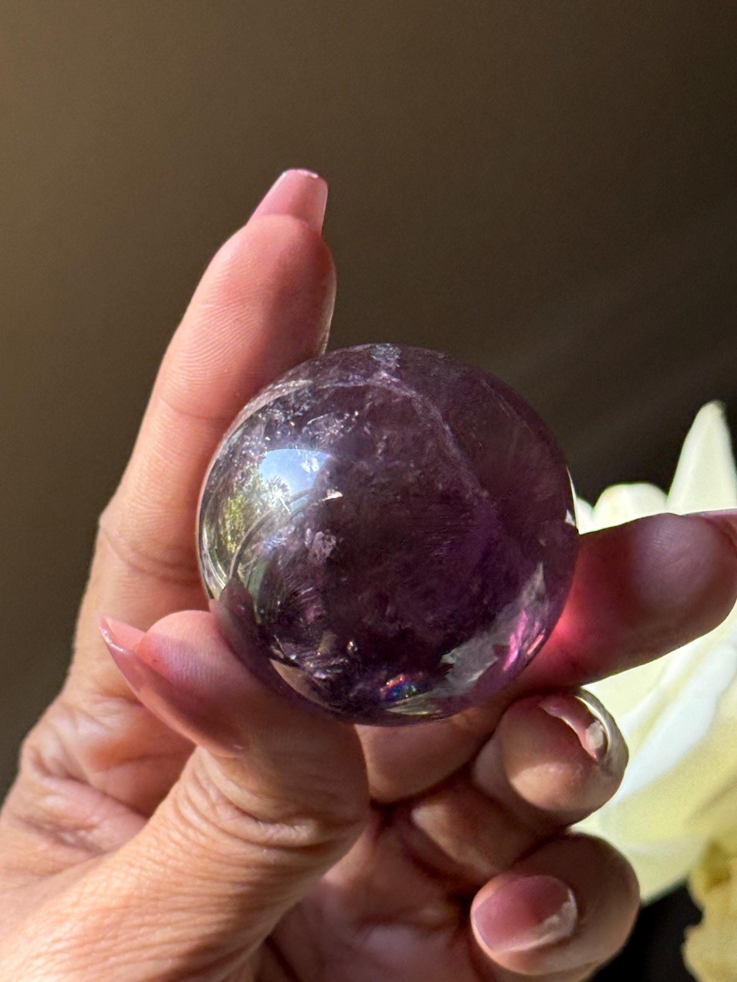 Small Amethyst Sphere, Purple Jelly Amethyst, High Quality Amethyst, Amethyst Sphere,