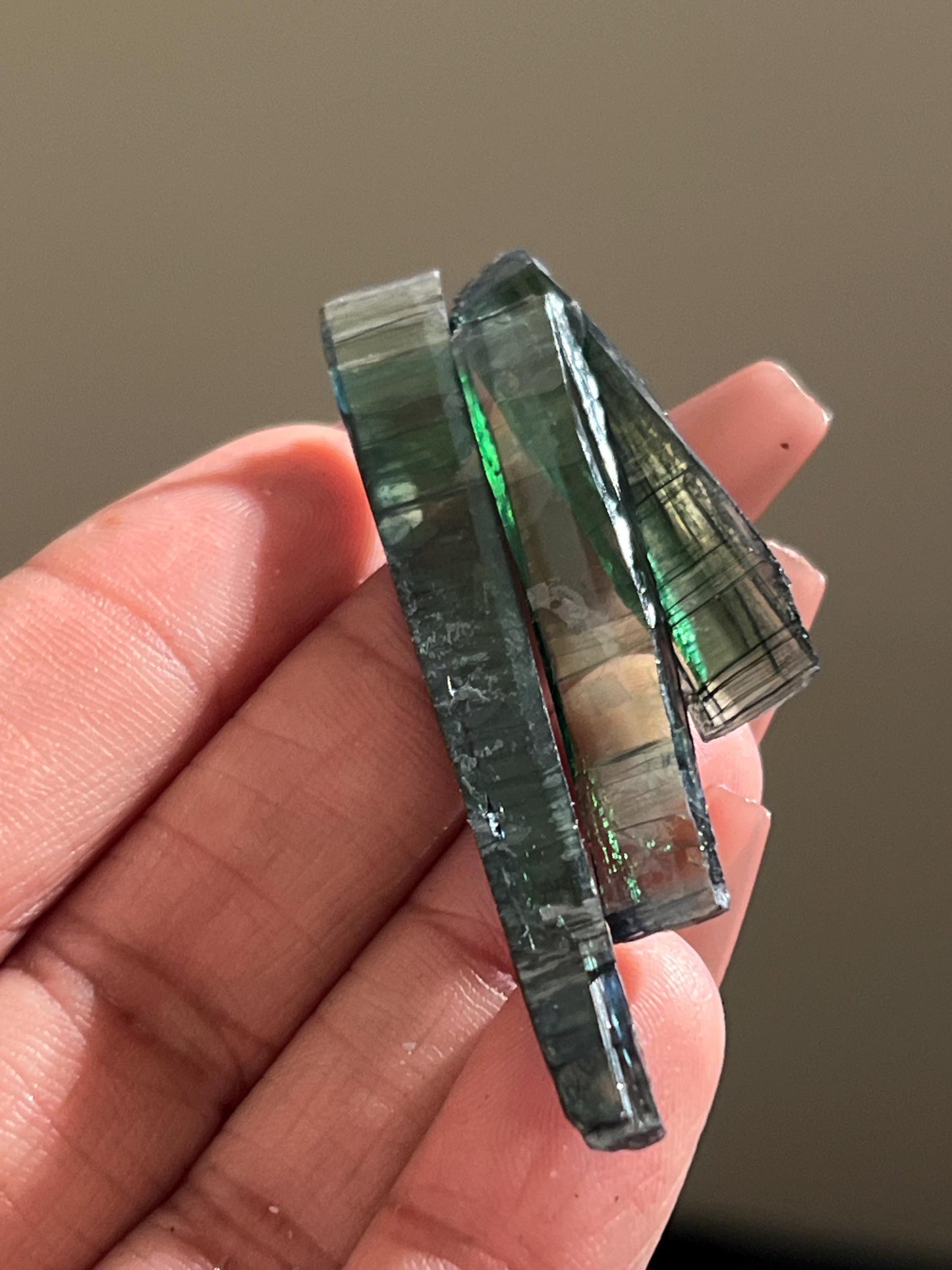 Bottle of Vivinite, Vivianite from Brazil, Raw Specimen, Home Decor, Vivianite, Crystal Gifts,