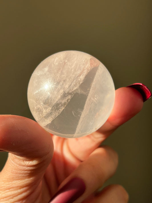 Star Flash Girasol Quartz, Dendritic Quartz, Girasol Quartz With Dendrites, Dendritic, Healing Crystals, Crystals, Metaphysical Crystals