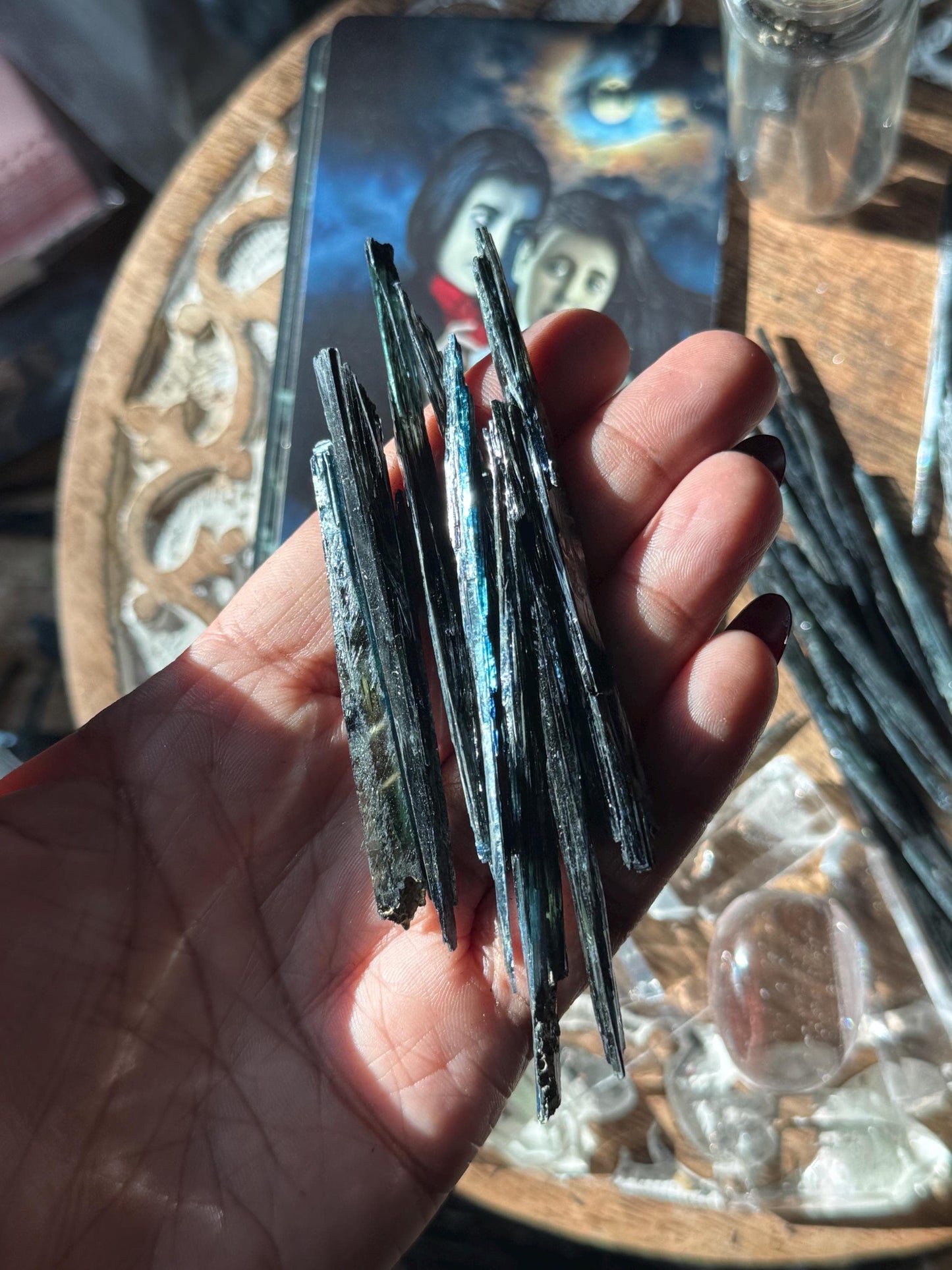 Vivinite Bundle, Vivianite, Vivianite from Brazil, Raw Specimen, Home Decor, Vivianite Wholesale, Crystal Wholesale, Crystal Lots