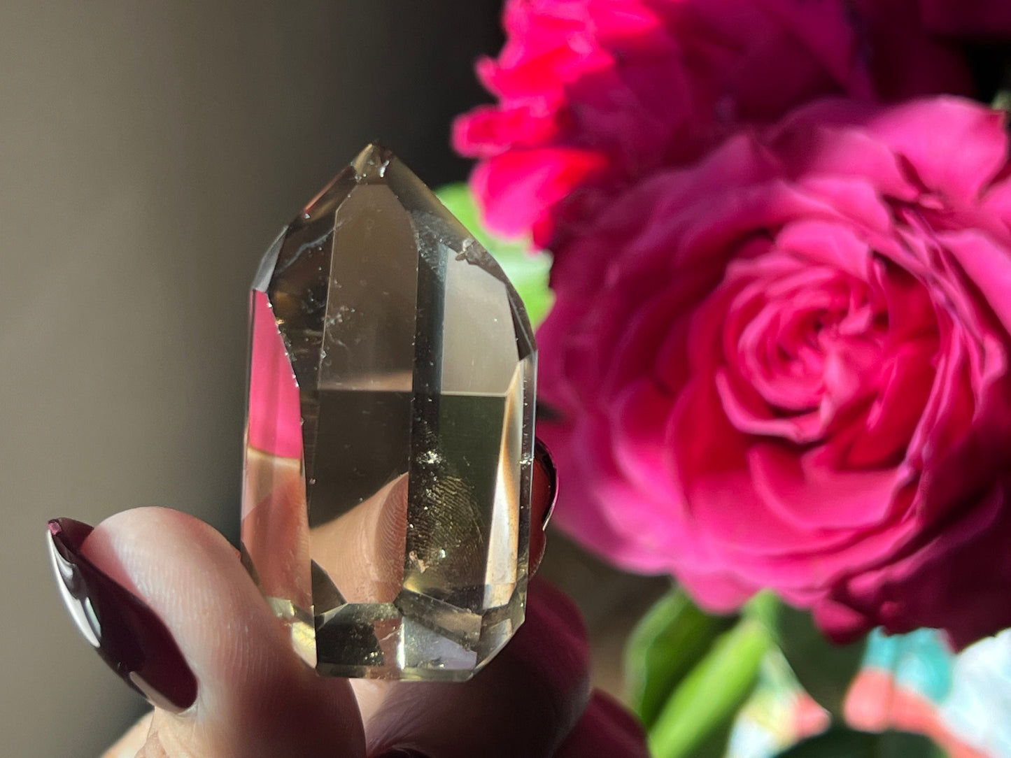 Smoky Citrine, Genuine Smoky Citrine Point From Brazil, Genuine Smoky Citrine, Authentic Citrine, Natural Citrine From Brazil, MINI SMALL