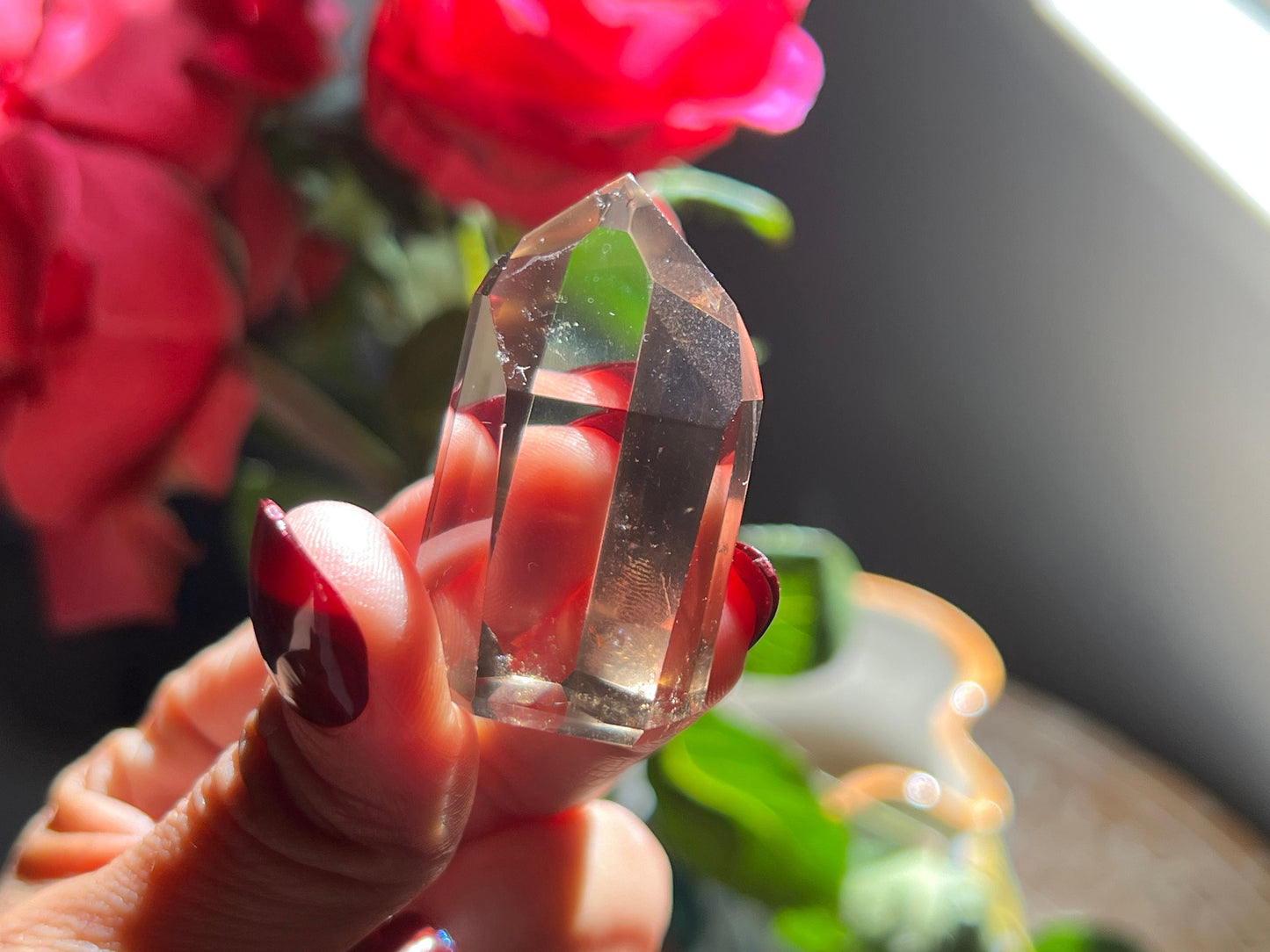 Smoky Citrine, Genuine Smoky Citrine Point From Brazil, Genuine Smoky Citrine, Authentic Citrine, Natural Citrine From Brazil, MINI SMALL