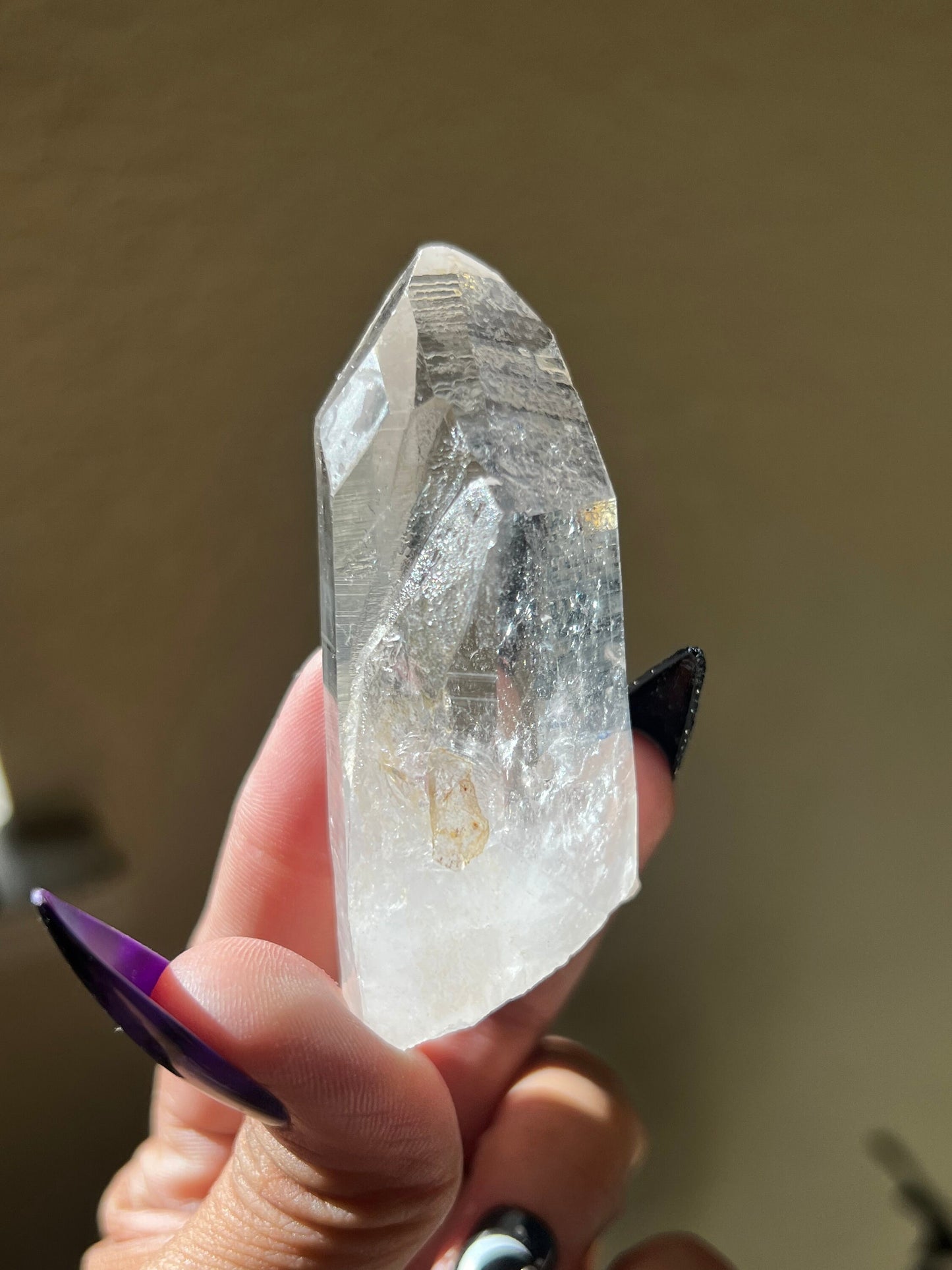 Lemurian Seed Quartz, Colombia Quartz, Record Keeper Quartz, Colombian Lemurian Seed Blade Of Light, Optical Colombian Quartz