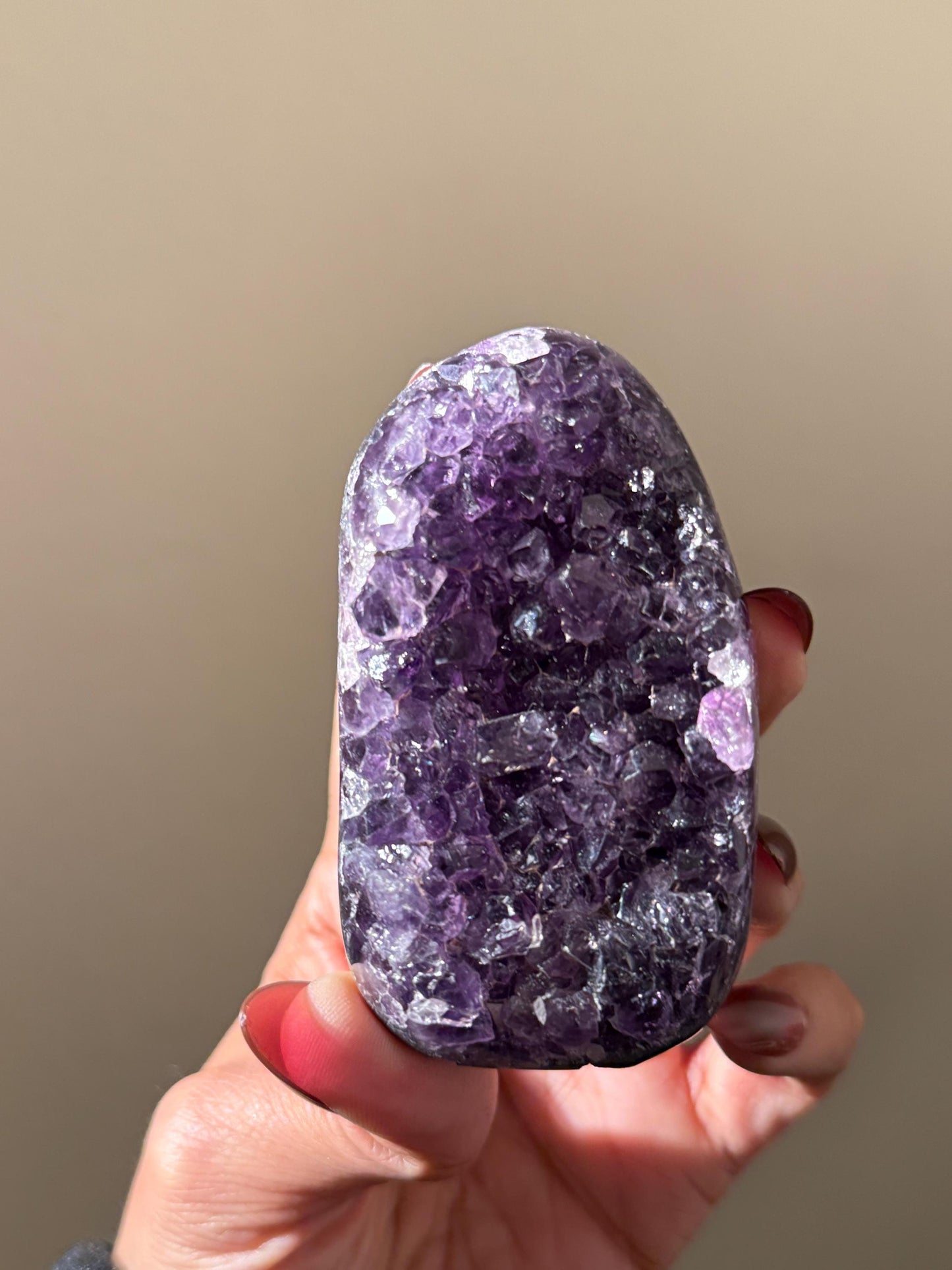 Jelly Purple Amethyst, Natural Amethyst Cut Base Uruguayan, Purple Amethyst Geode, Amethyst, Amethyst Cut base, Crystals, Crystal Gift,