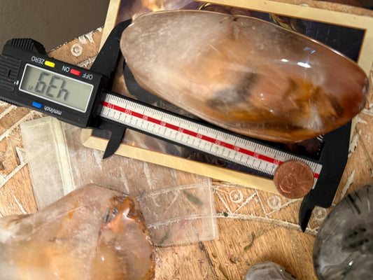 Amphibole Quartz, Rabbit Hair Quartz, Orange Rutilated Quartz, Orange Rutilated Quartz, Amphiboles, Rough Polished Amphibole, Crystal Gifts