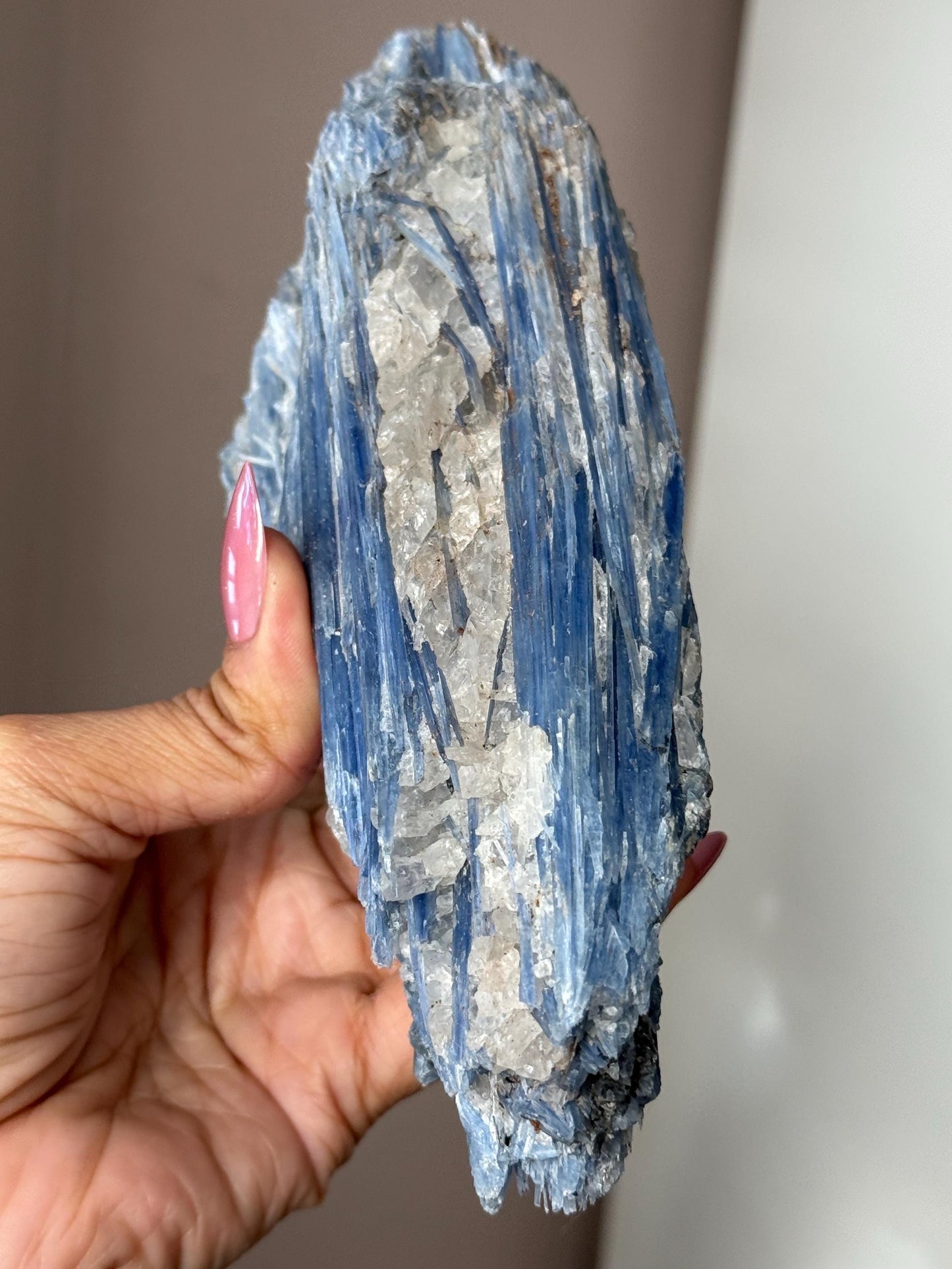 Brazilian Kyanite and Quartz Combo, Kyanite With Quartz, Kyanite, Raw Crystals, Raw Minerals, Fossils, Crystal Gifts,