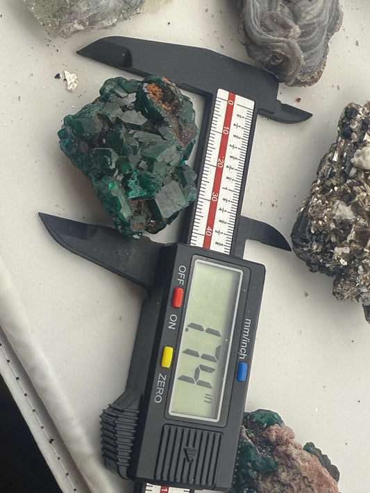 Dioptase, Natural Raw Dioptase, Dioptase from Republic of the Congo, Fossils and Minerals,