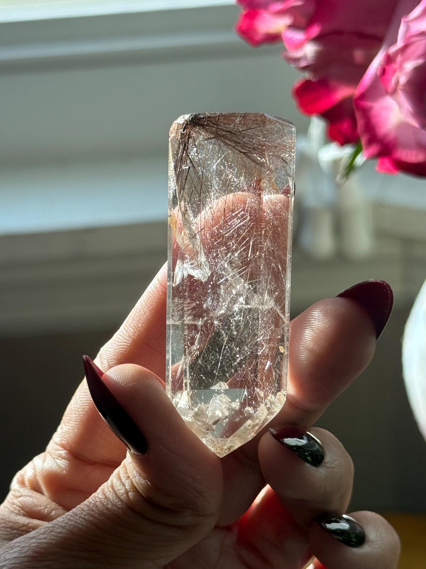 Silver & Copper Rutile Quartz, Rutilated Quartz, Copper Rutile Quartz, Silver rutilated quartz, Crystals, Crystal Gifts, SMALL