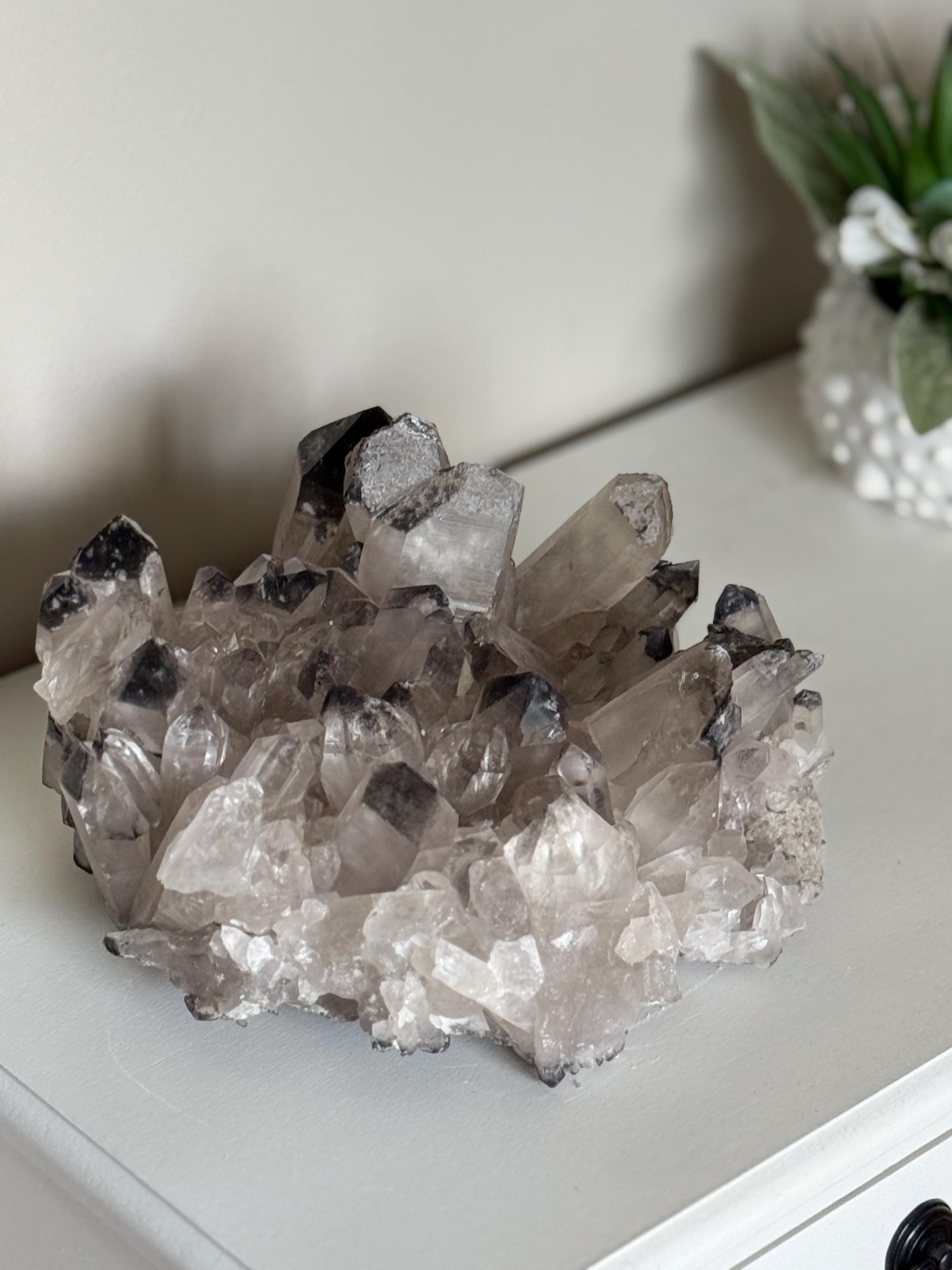 Black lithium quartz, Raw Clear Quartz, Authentic Clear Quartz, Natural Black lithium, Natural Specimen, Raw Collector Crystal, 9.9 Lbs