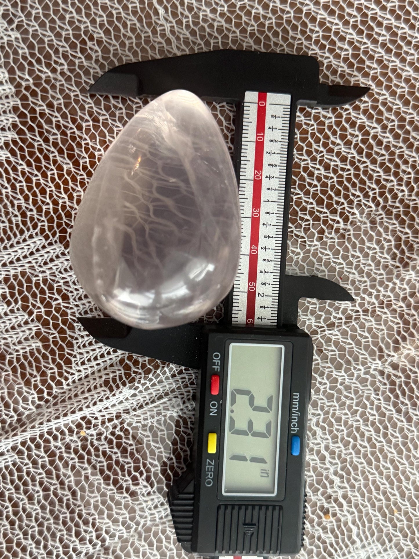 Girasol Rose Quartz Egg with Star Flash – Rose Quartz Heart, Healing Crystals, Crystal Gift for Crystal Lovers