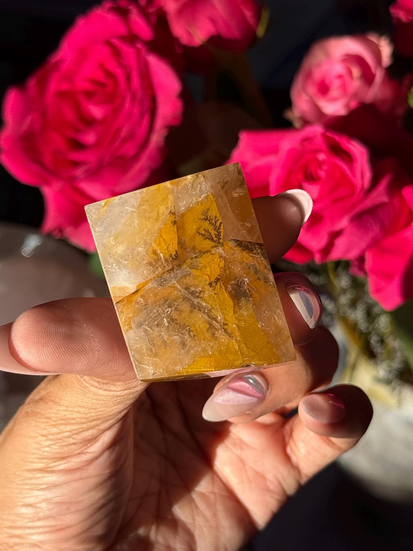 Dendritic Quartz, Girasol Quartz With Dendrites, Dendritic, Crystal Gifts