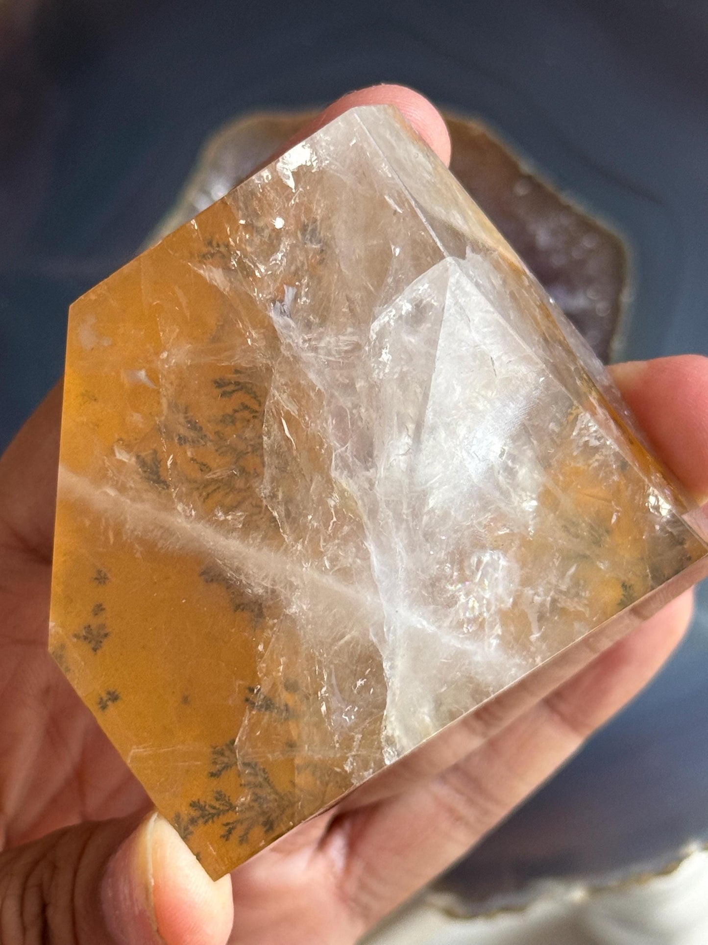 Dendritic Quartz, Girasol Quartz With Dendrites, Dendritic, Crystal Gifts