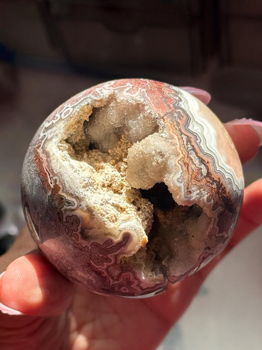 Gorgeous Crazy Lace Agate, Mexican Crazy Lace Agate, Agate Sphere