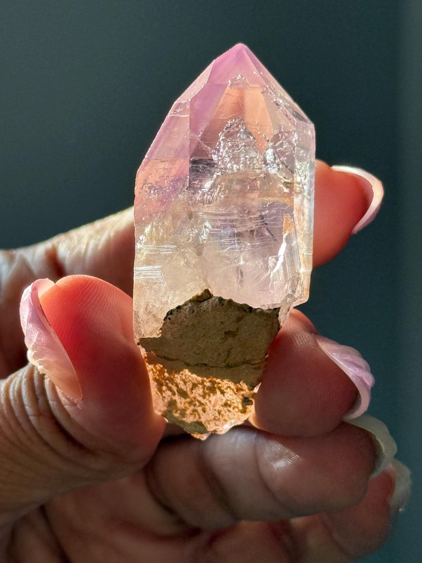 Vera Cruz Amethyst Crystal, Rare Collector Piece with Water Bubble