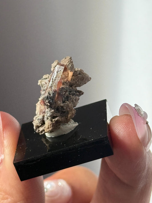 Topaz on Matrix From Mexico, Natural Topaz from San Luis Potosí, MX, Raw Mineral Specimen