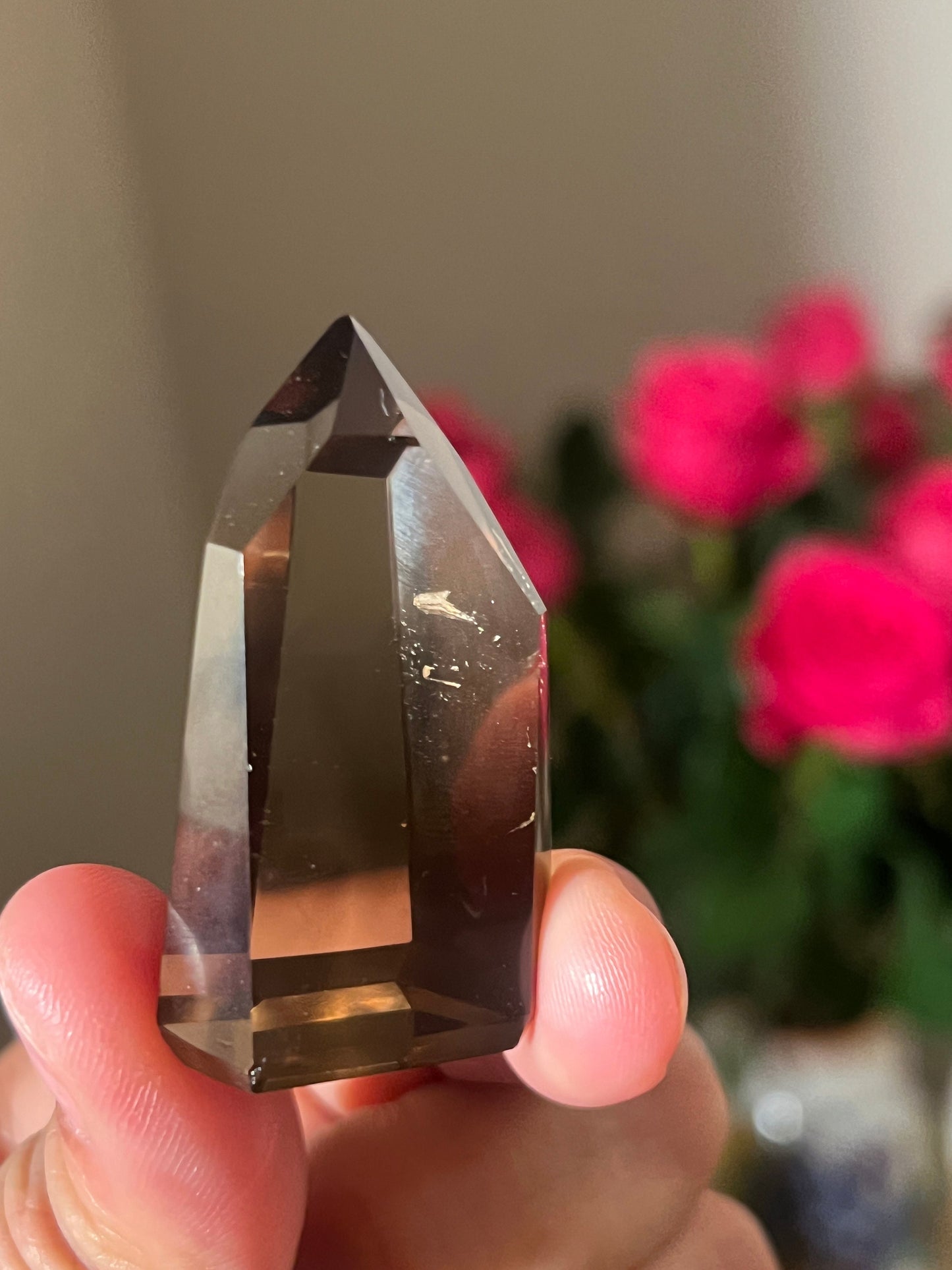 Smoky Citrine, Genuine Smoky Citrine Point From Brazil, Genuine Smoky Citrine, Authentic Citrine, Natural Citrine From Brazil, SMALL