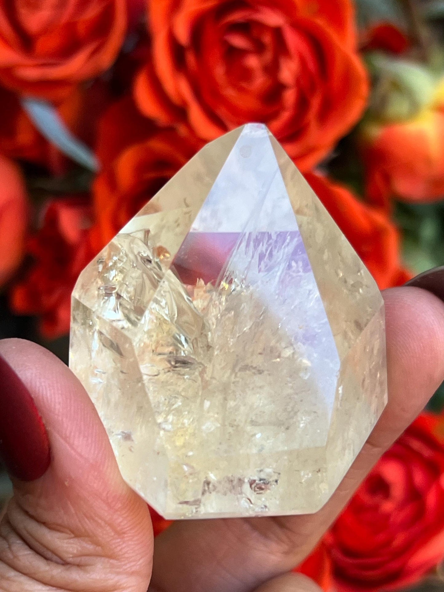 Authentic Citrine From Brazil, Citrine, Natural Non Heated Citrine, Citrine Generator Obelisk, Crystal For Wealth & Abundance