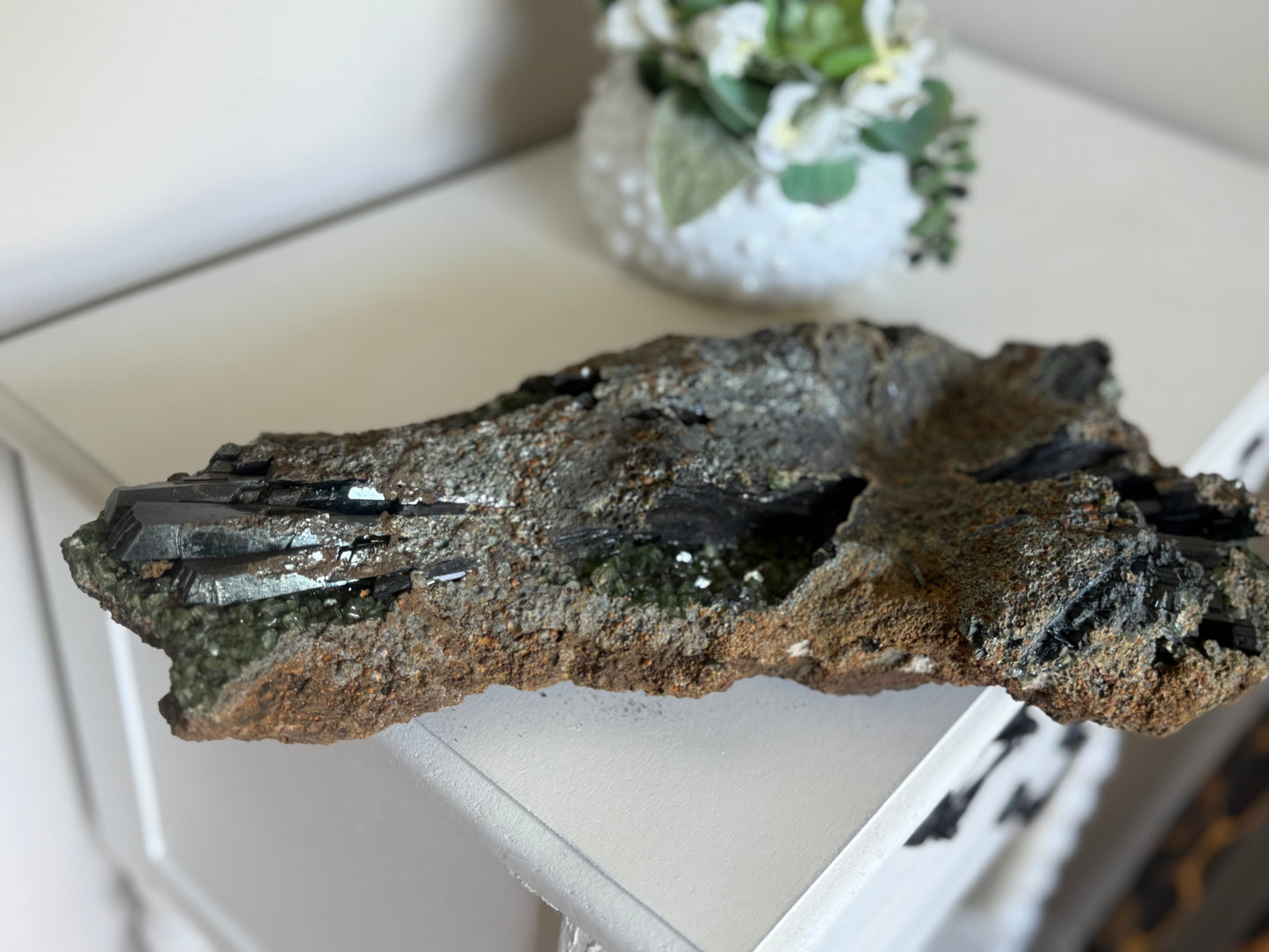 Extra Large Vivianite – Unique Natural Crystal, Vivianite, Ludlamite, Fossils and Minerals