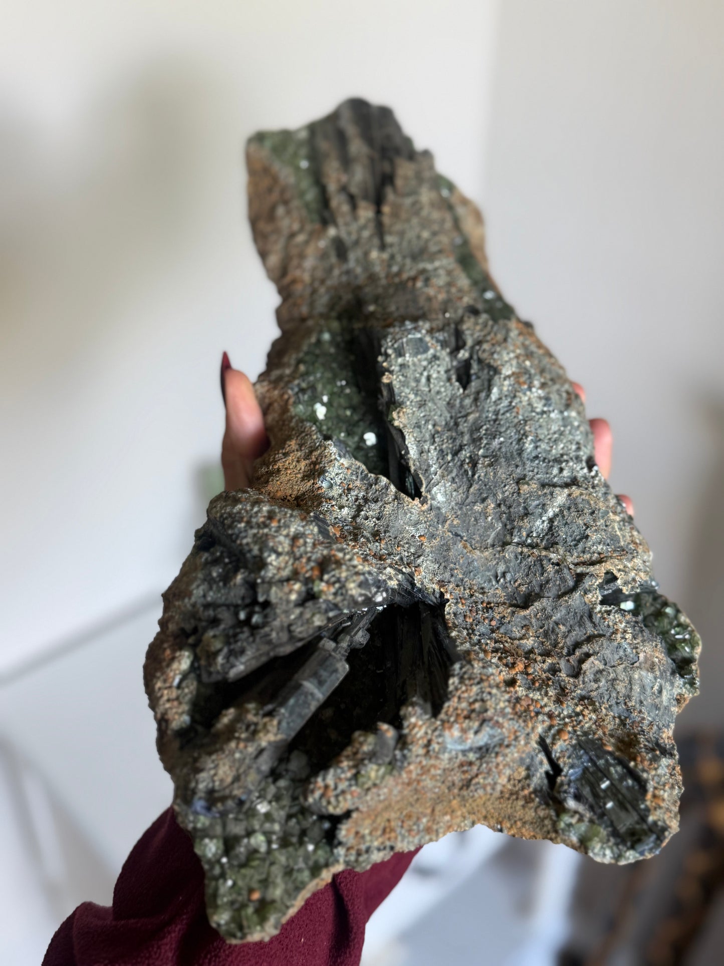Extra Large Vivianite – Unique Natural Crystal, Vivianite, Ludlamite, Fossils and Minerals