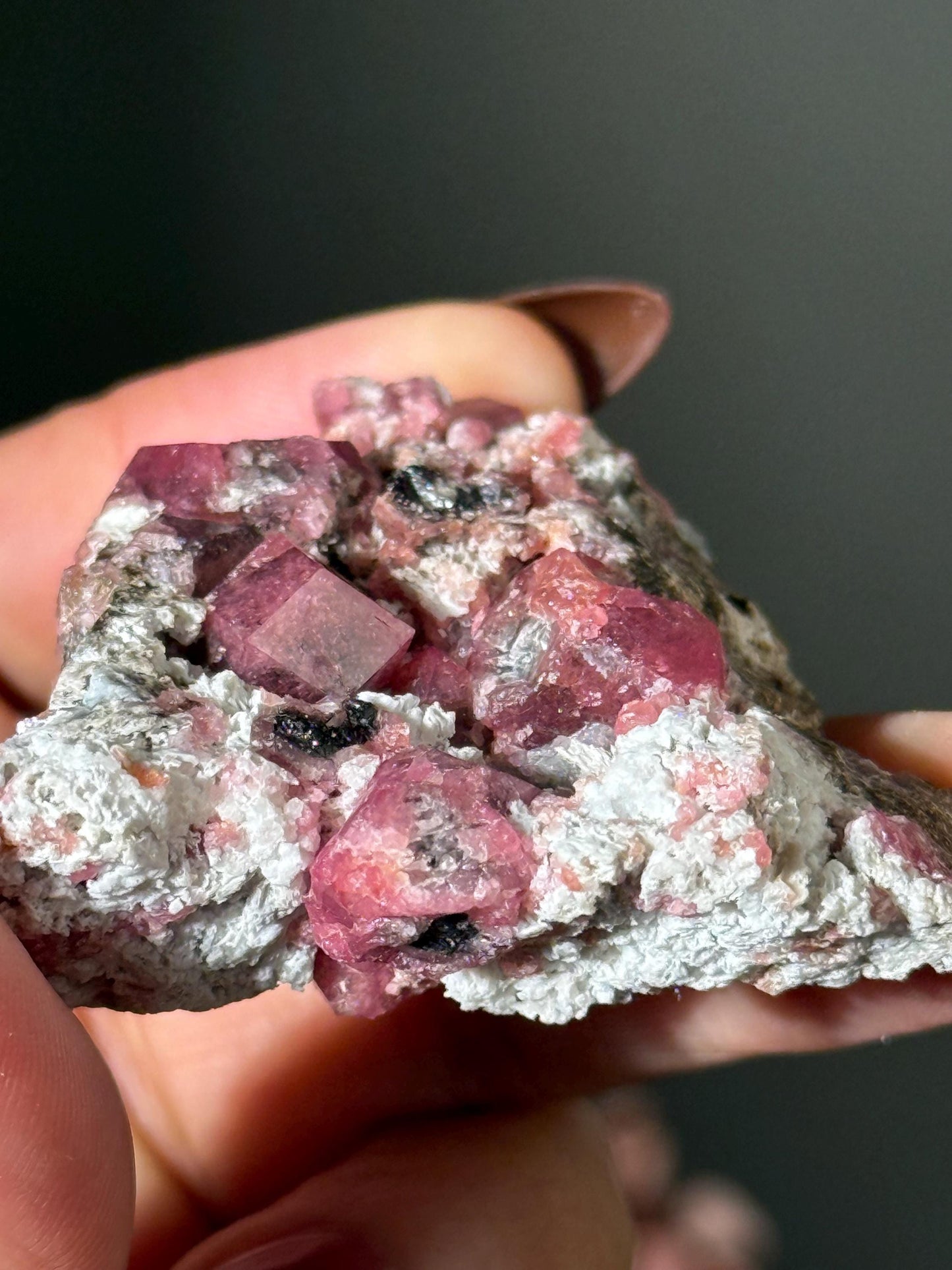 Raspberry Garnet, Grossular Garnet, Raspberry Garnet from Coahuila, Mexico, Raw Mineral Specimen, Garnet, Garnet Raw Stone, Crystal Gifts