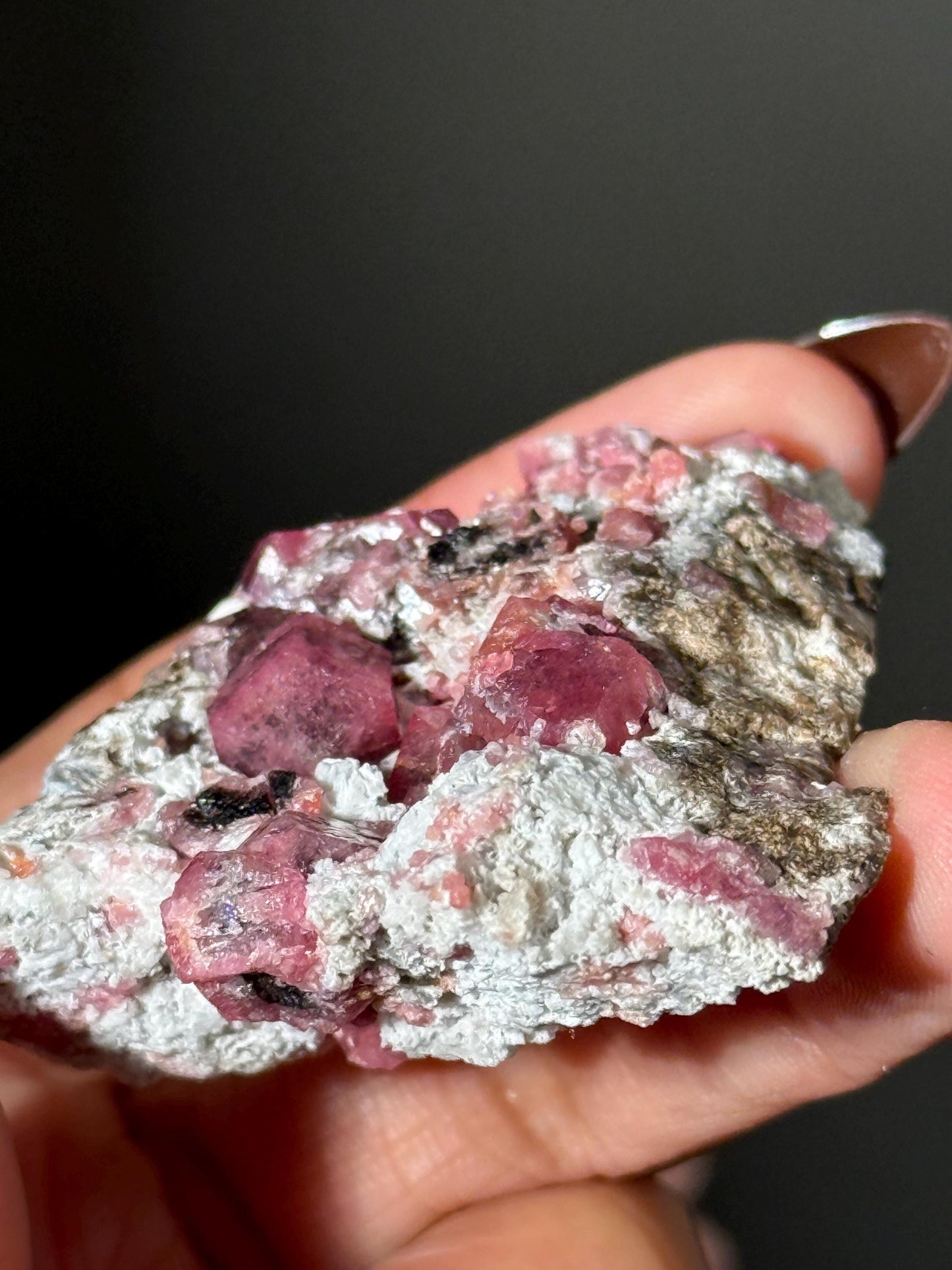 Raspberry Garnet, Grossular Garnet, Raspberry Garnet from Coahuila, Mexico, Raw Mineral Specimen, Garnet, Garnet Raw Stone, Crystal Gifts