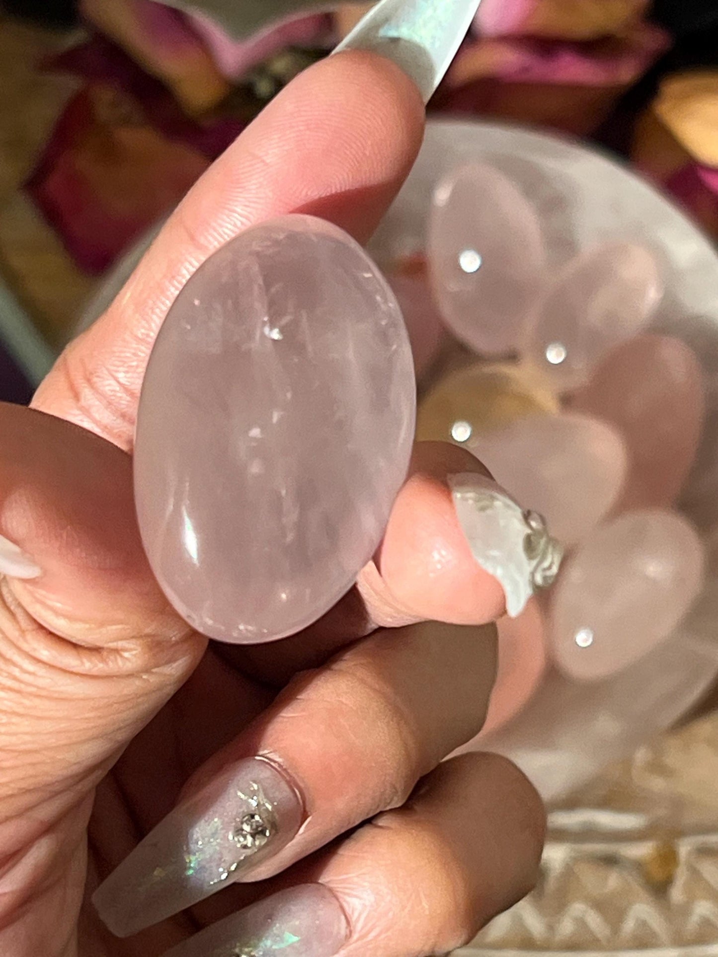 Small Star Rose Quartz Lingam, Star Rose Quartz, Pink quartz, Shiva Lingam, Crystal Shiva Lingam, Healing Crystals, Crystal Gifts,