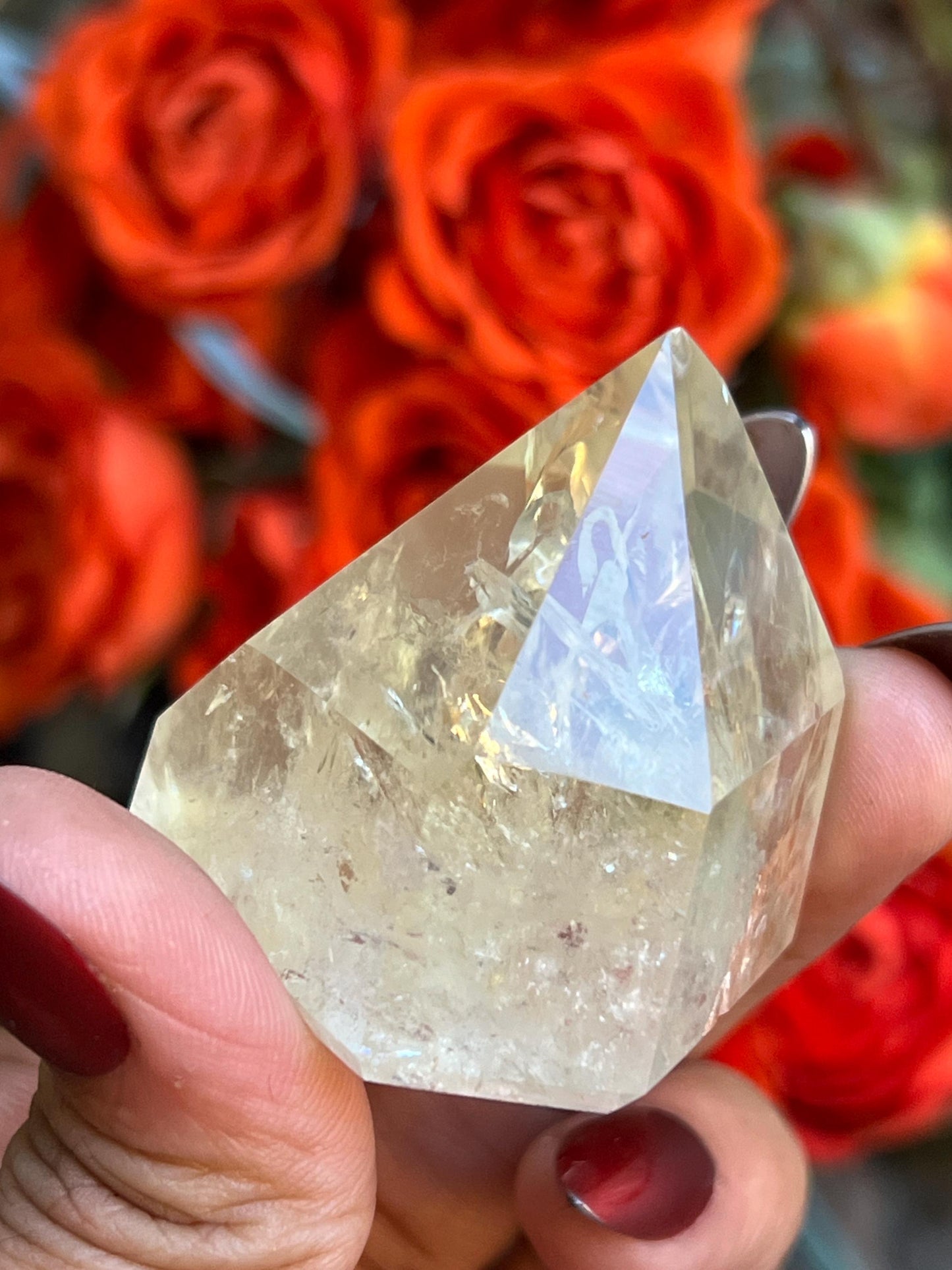 Authentic Citrine From Brazil, Citrine, Natural Non Heated Citrine, Citrine Generator Obelisk, Crystal For Wealth & Abundance