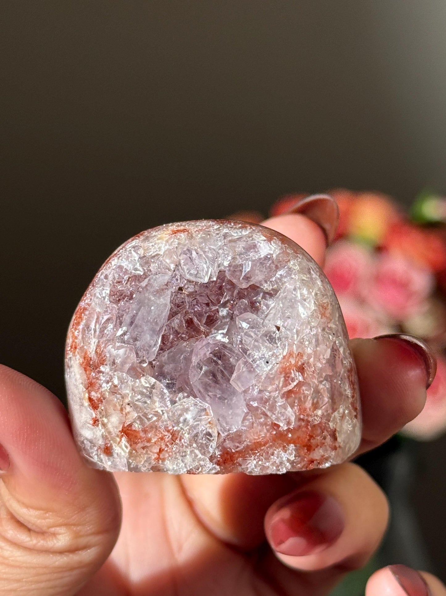 Mini Amethyst Free Form, Galaxy Amethyst, Pink Amethyst, Amethyst Geode Cut base, Crystals, Crystal Gift, Crystal MINIS