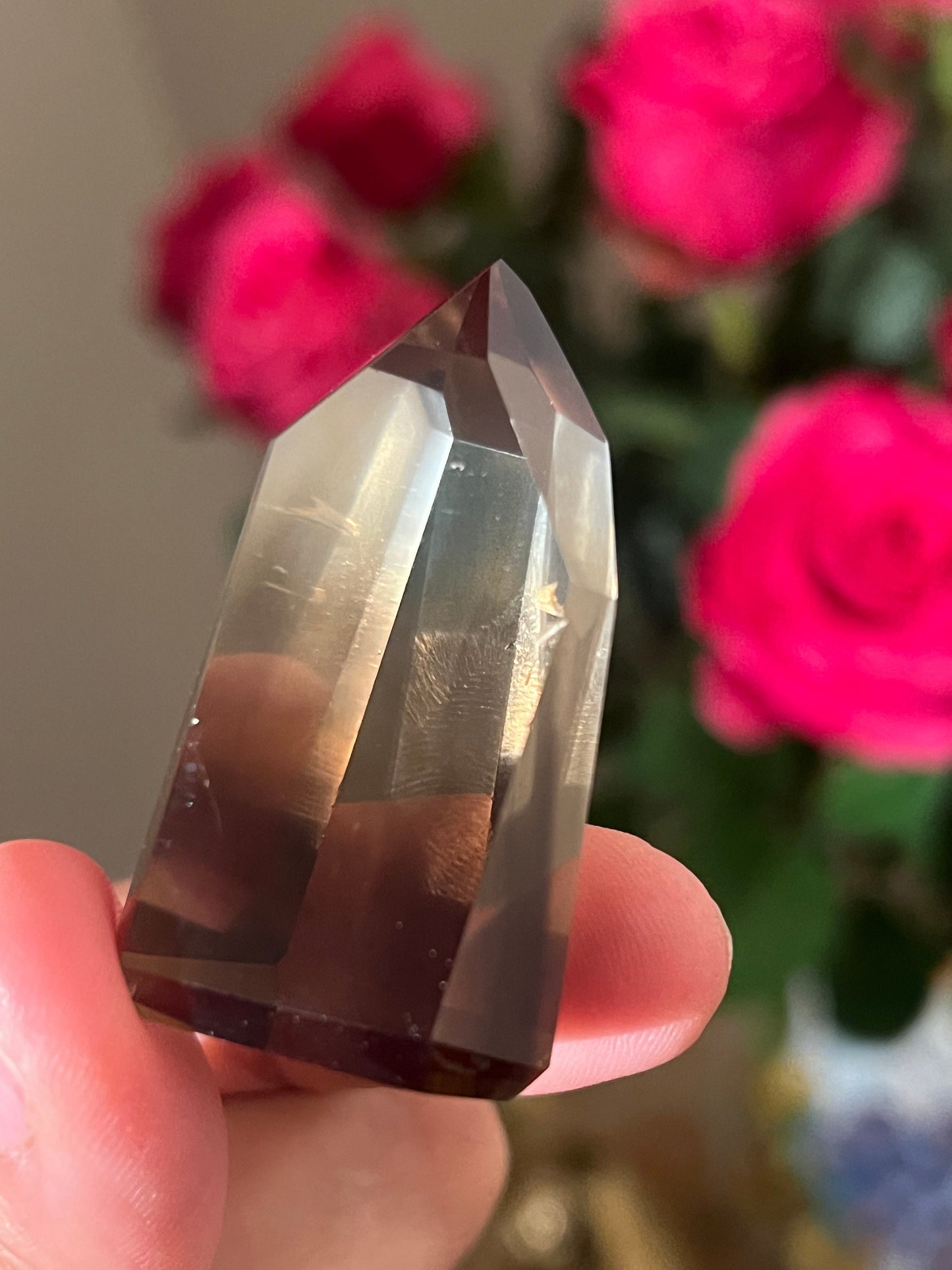 Smoky Citrine, Genuine Smoky Citrine Point From Brazil, Genuine Smoky Citrine, Authentic Citrine, Natural Citrine From Brazil, SMALL