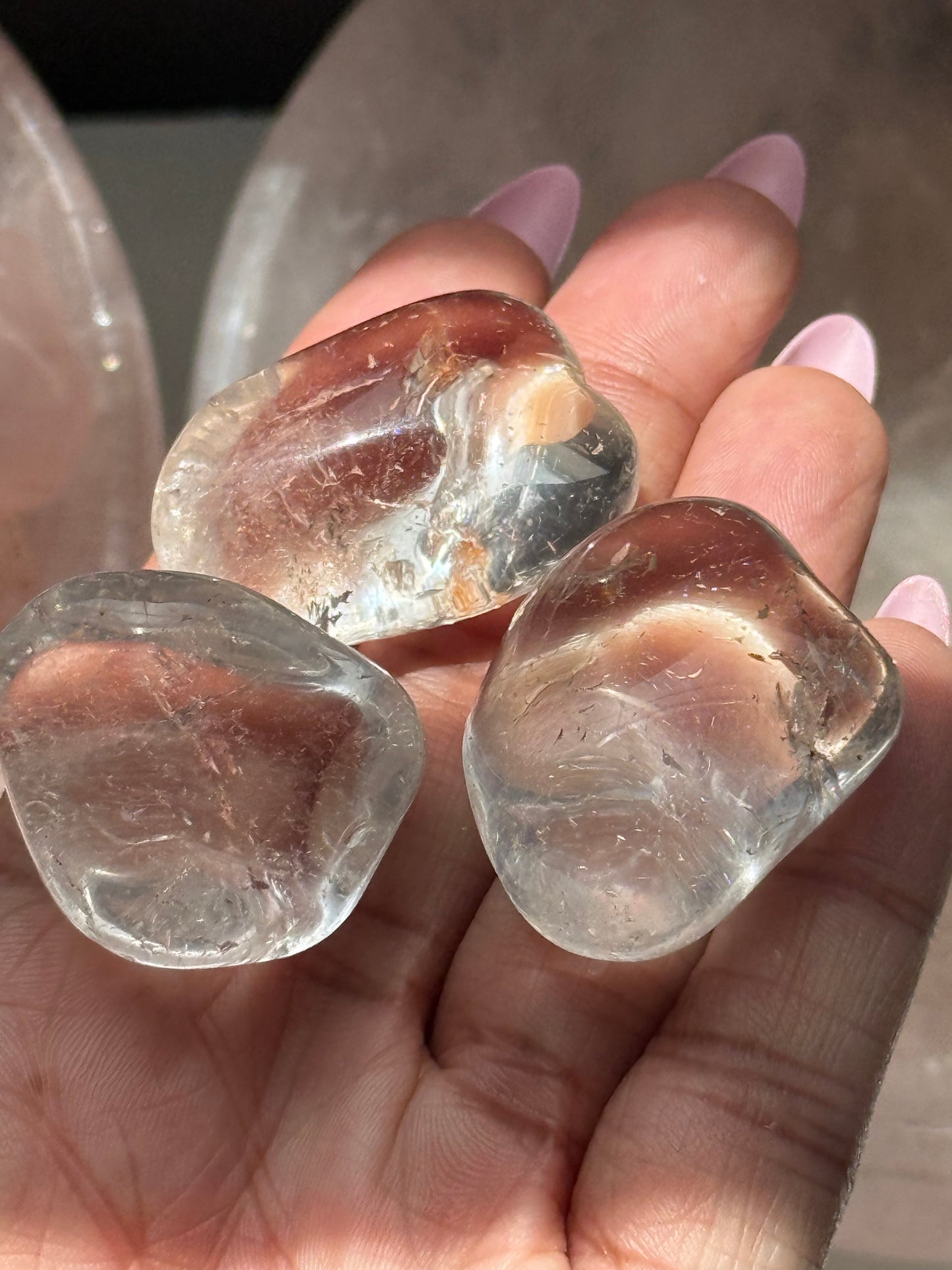 Clear Quartz Tumble, Natural Clear Quartz