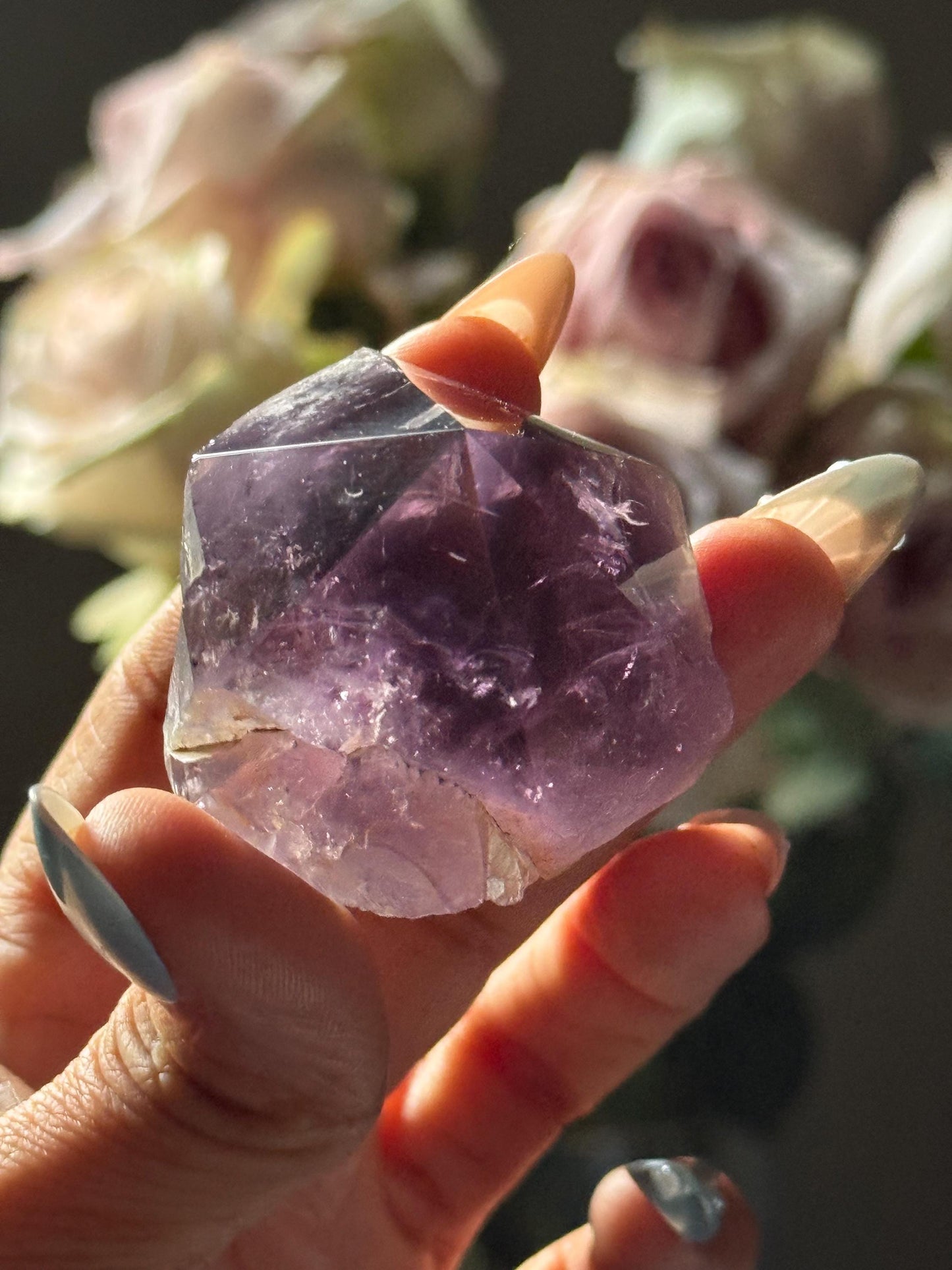Amethyst Cut Base, Polished Amethyst Rough Points, Dark Purple Amethyst, Rough Amethyst, Amethyst Points, Crystal Gifts, MINI Size