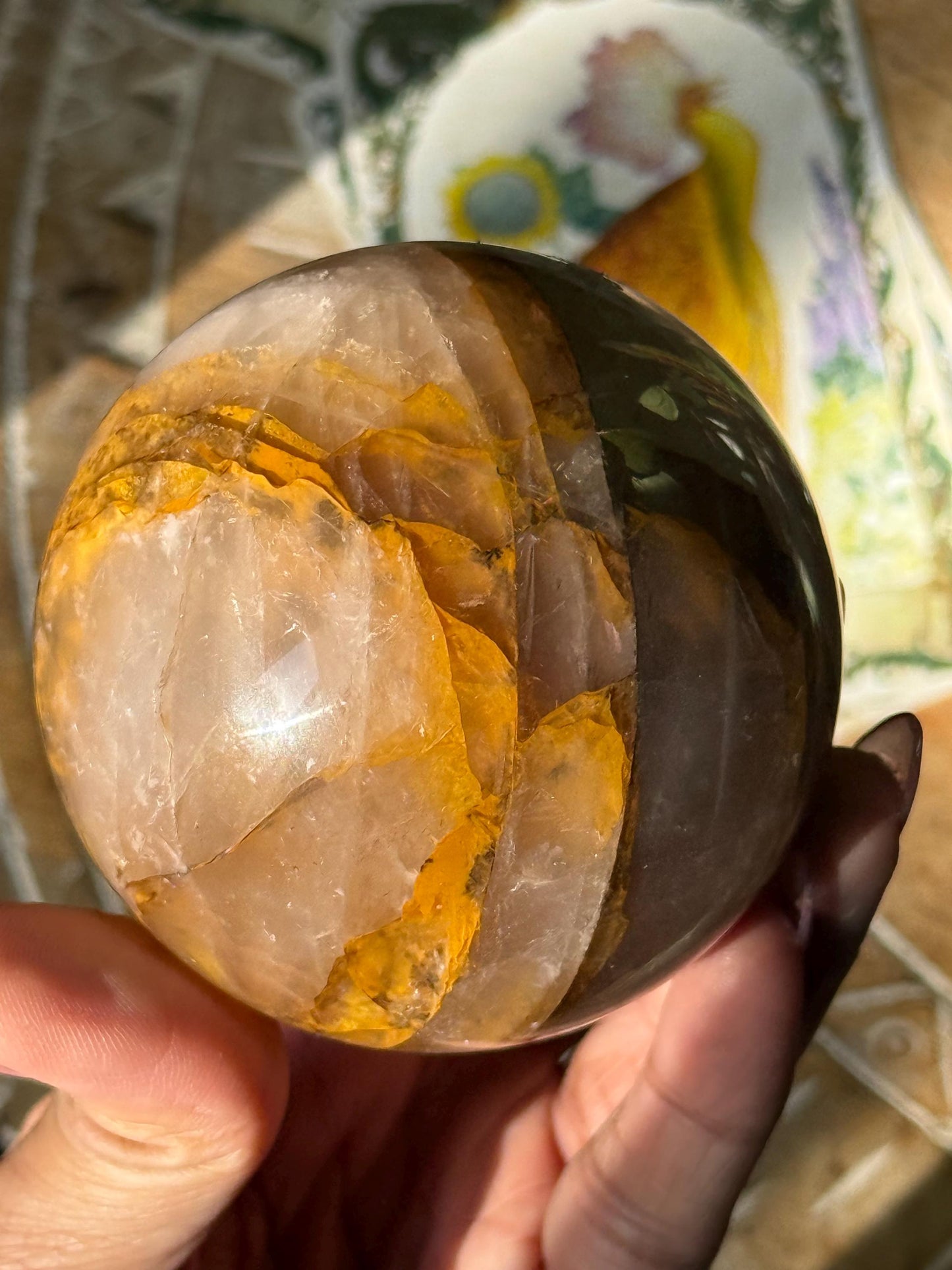 Dendritic Healer Quartz with Star Flash, Dendritic Quartz, Golden Healer Quartz, Healing Crystals, Crystal Gifts, Star Flash Golden Healer,