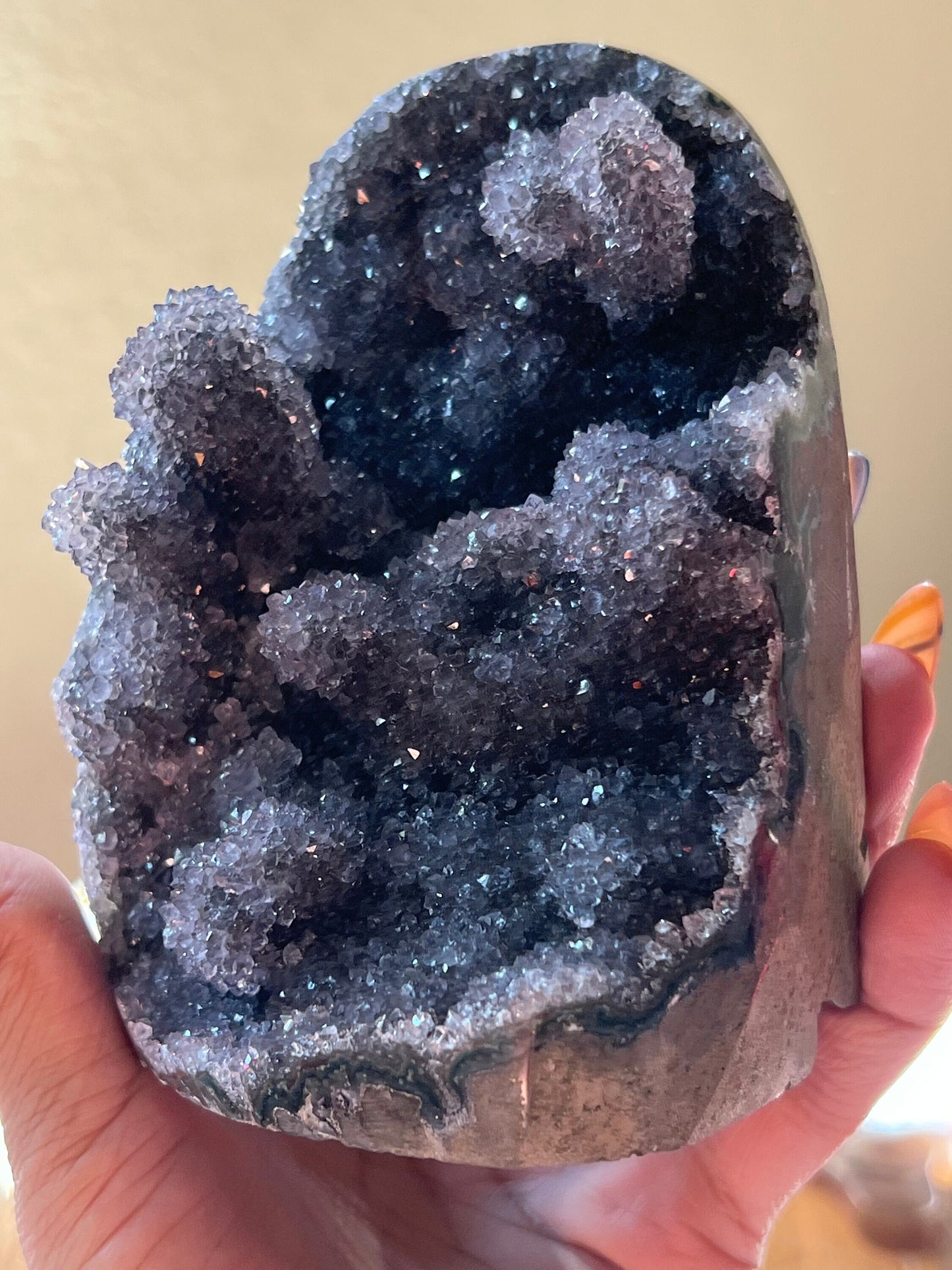 Sugar Druzy Amethyst, Amethyst From Uruguay,  Stalactite Amethyst, Sugar Druzy Amethyst, Cactus Amethyst, Crystals, Crystal Gifts