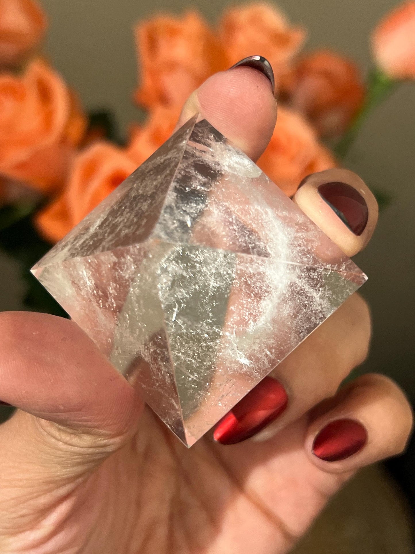 Natural Clear Quartz Pyramid, Clear Quartz Pyramid, Egyptian Pyramid, Crystals Decoration, Crystal Gifts, Quartz Pyramid, Metaphysical Decor