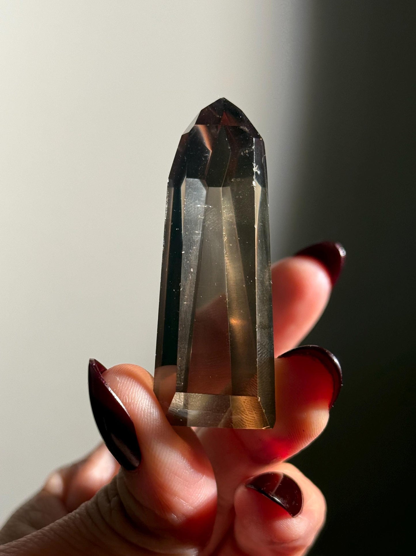 Smoky Citrine, Genuine Smoky Citrine Point From Brazil, Genuine Smoky Citrine, Authentic Citrine, Natural Citrine From Brazil, SMALL