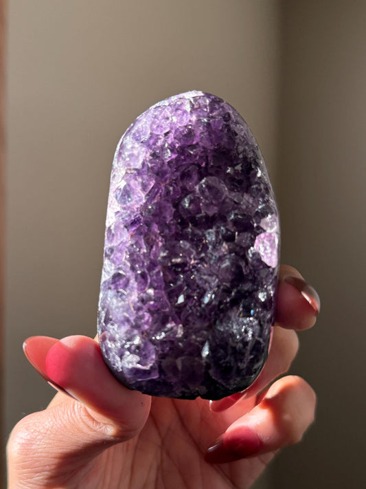 Jelly Purple Amethyst, Natural Amethyst Cut Base Uruguayan, Purple Amethyst Geode, Amethyst, Amethyst Cut base, Crystals, Crystal Gift,