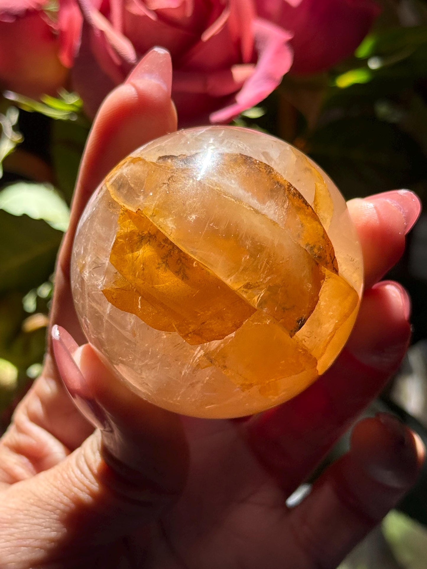 Dendritic Quartz Sphere, Girasol Quartz With Dendrites, Dendritic, Giralsol sphere Healing Crystals, Crystals, Metaphysical Crystals
