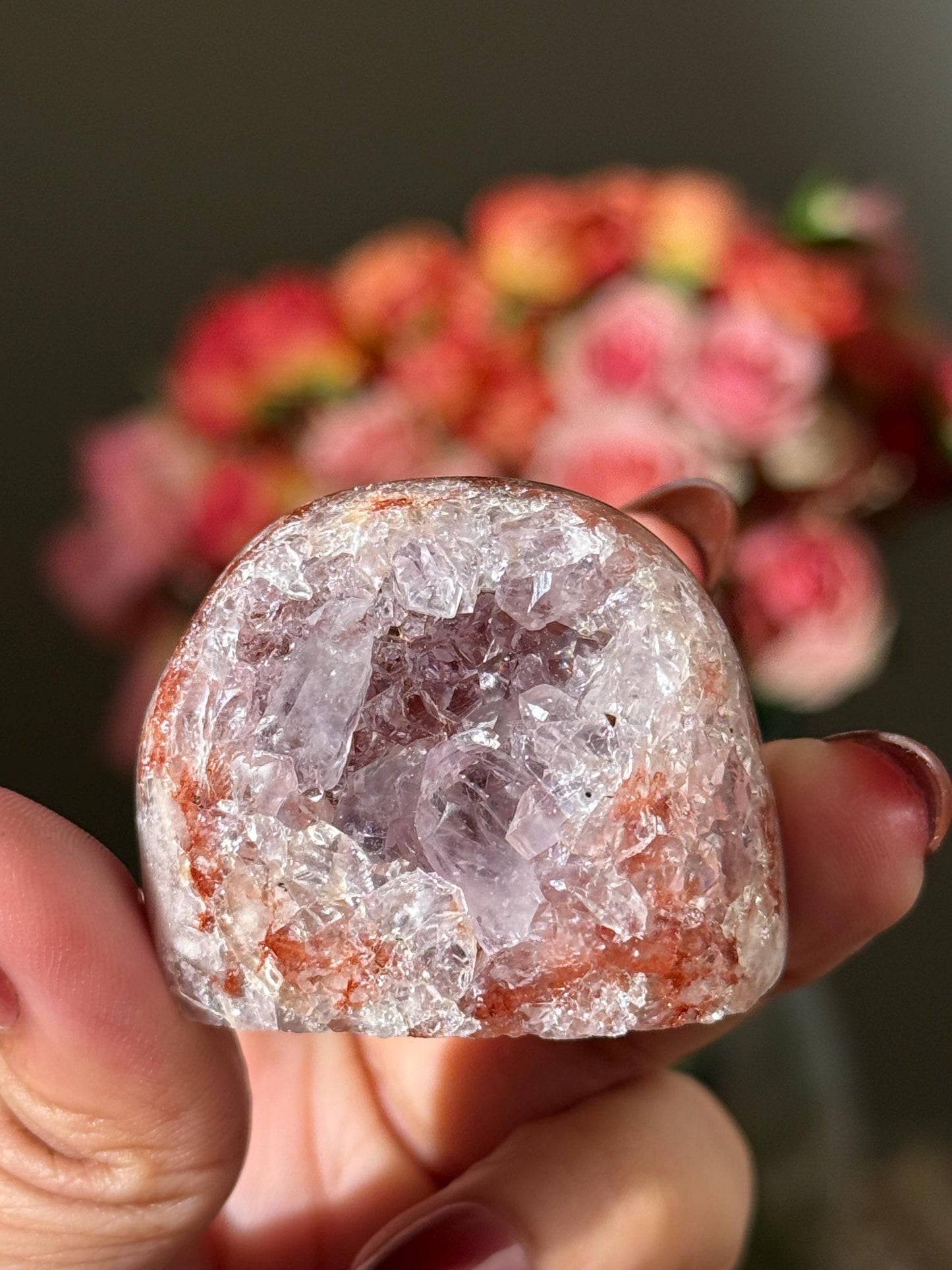 Mini Amethyst Free Form, Galaxy Amethyst, Pink Amethyst, Amethyst Geode Cut base, Crystals, Crystal Gift, Crystal MINIS