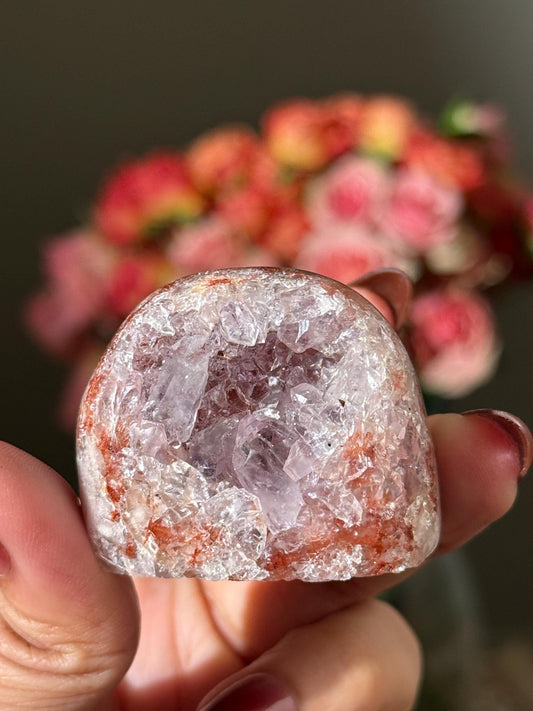 Mini Amethyst Free Form, Galaxy Amethyst, Pink Amethyst, Amethyst Geode Cut base, Crystals, Crystal Gift, Crystal MINIS