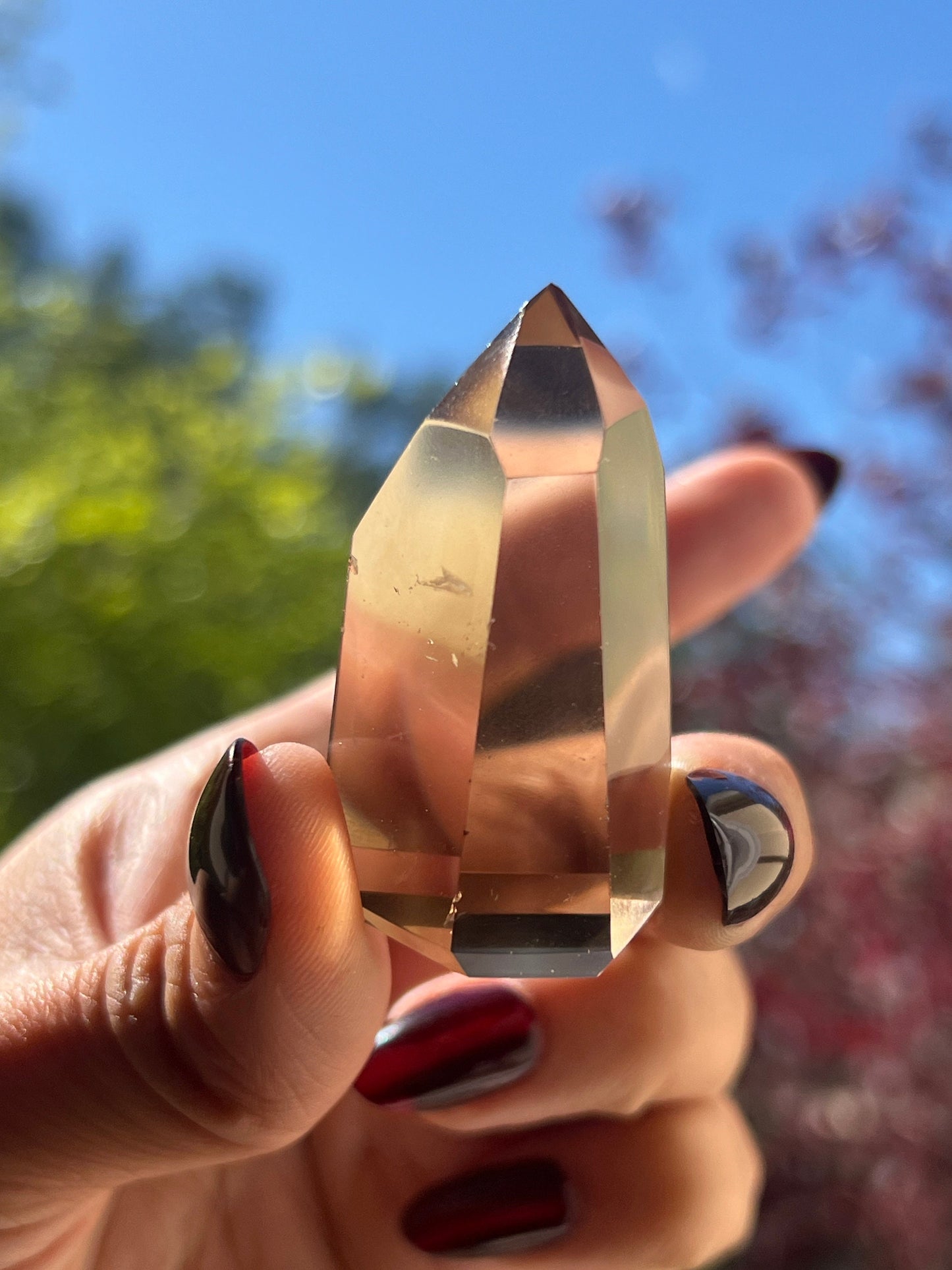 Smoky Citrine, Genuine Smoky Citrine Point From Brazil, Genuine Smoky Citrine, Authentic Citrine, Natural Citrine From Brazil, SMALL