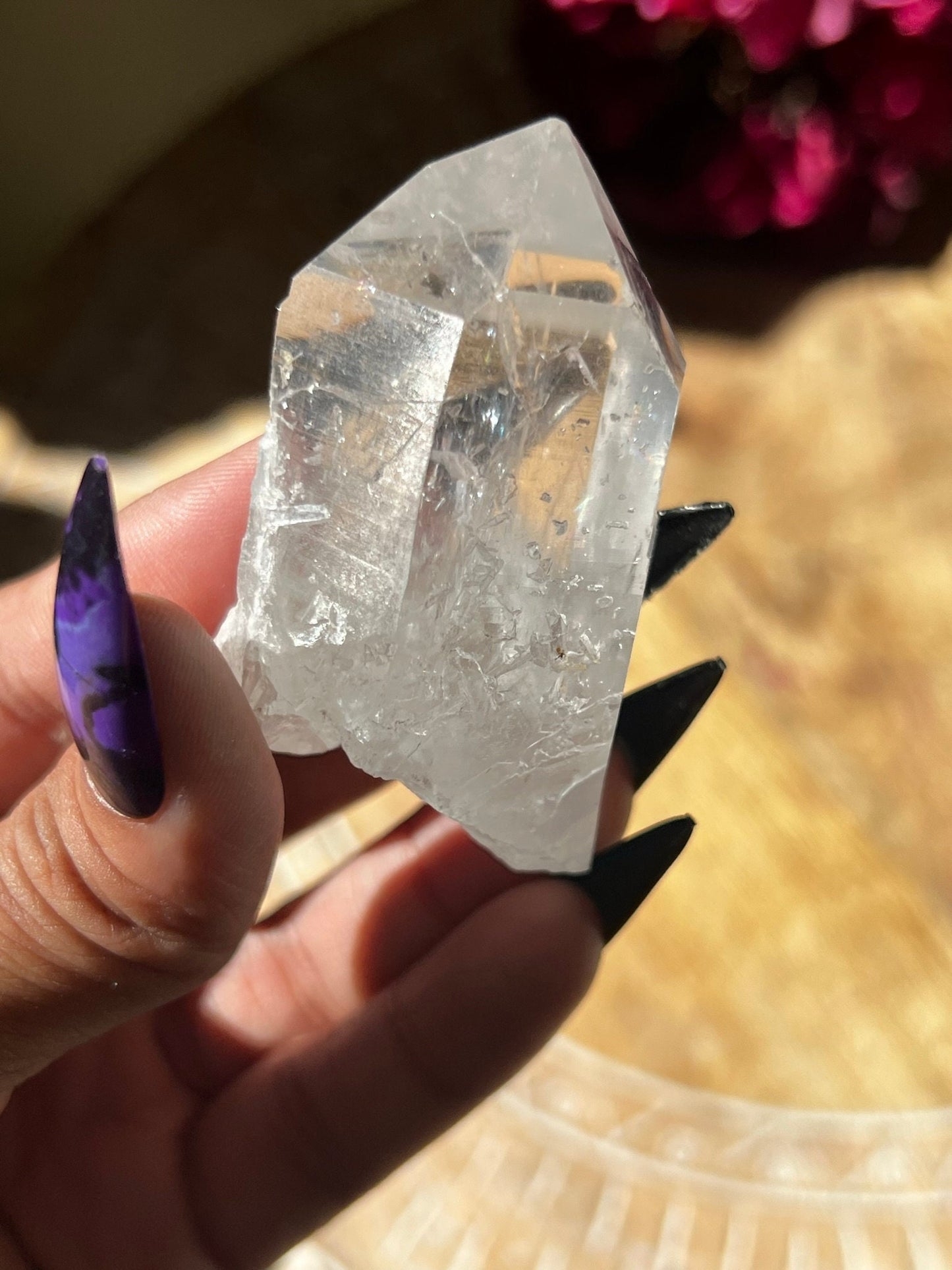 Lemurian Seed Quartz, Colombia Quartz, Record Keeper Quartz, Colombian Lemurian Seed Blade Of Light, Optical Colombian Quartz