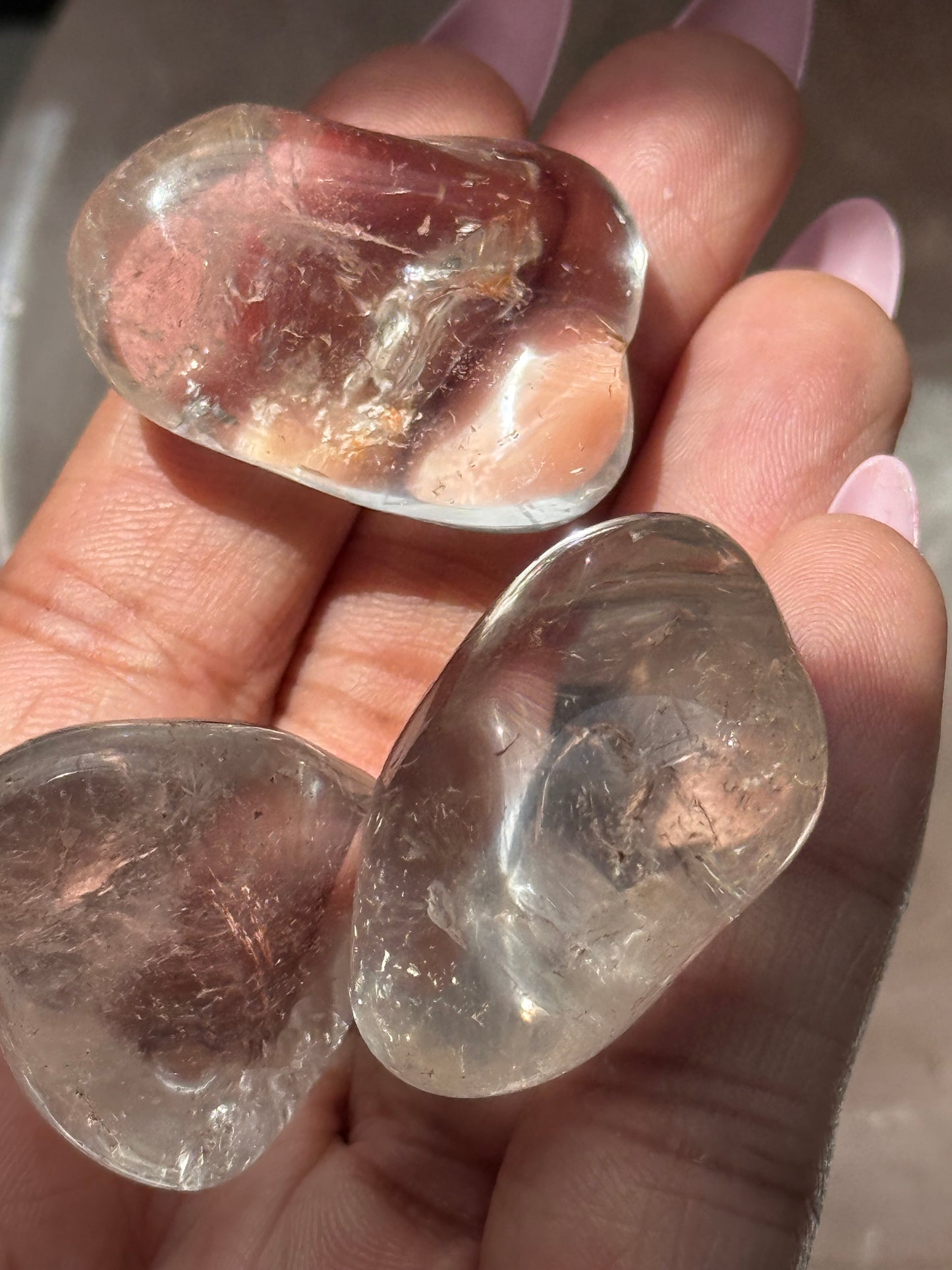 Clear Quartz Tumble, Natural Clear Quartz