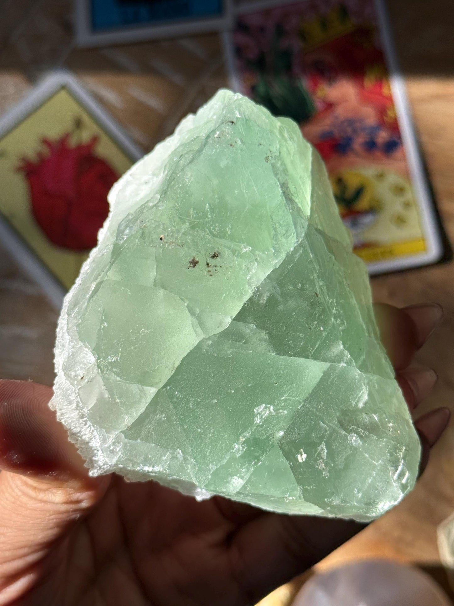 Raw Sugar Fluorite, Sugar Fluorite, Raw Fluorite,  Green Fluorite, Regular Grade