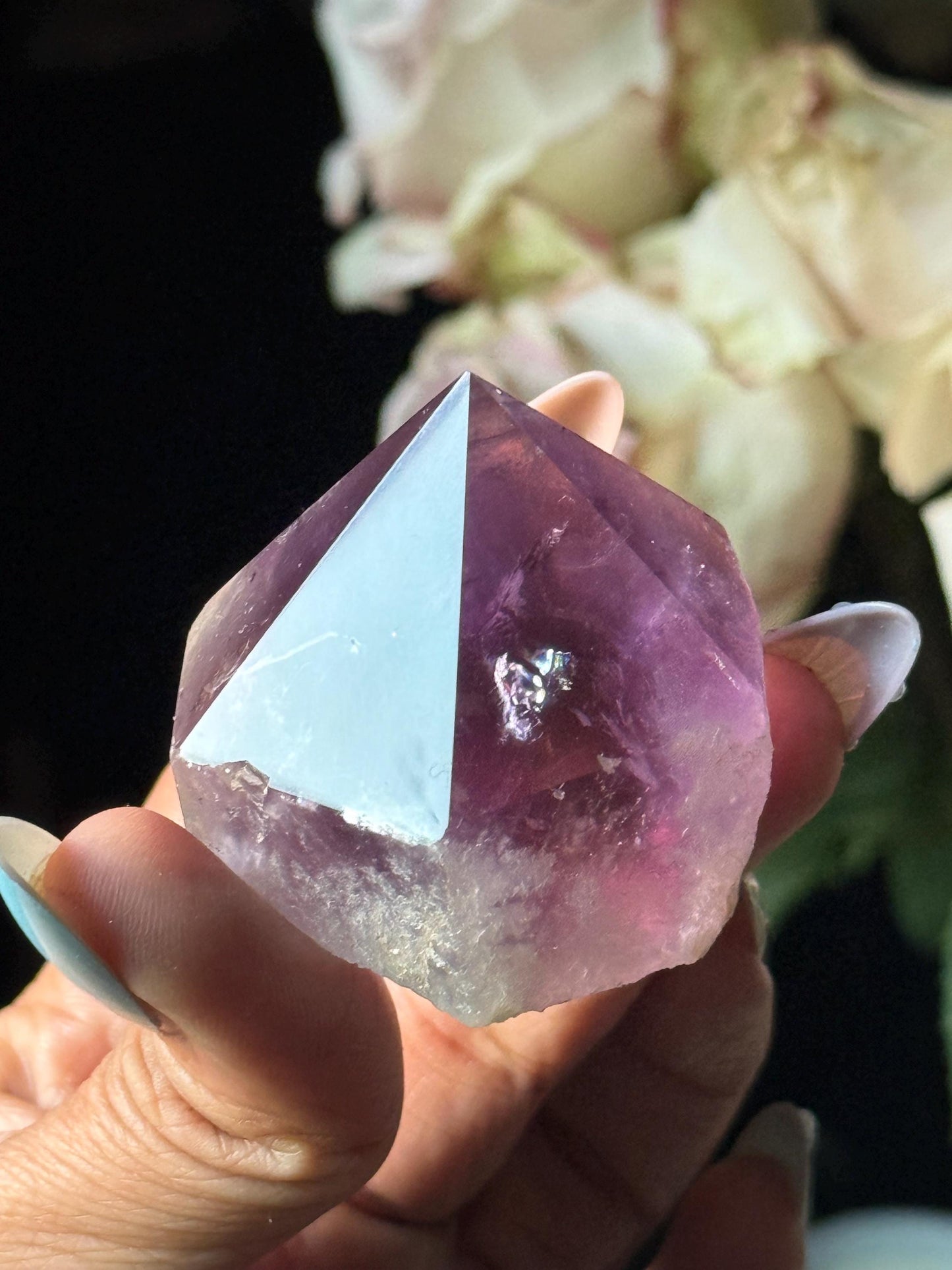 Amethyst Cut Base, Polished Amethyst Rough Points, Dark Purple Amethyst, Rough Amethyst, Amethyst Points, Crystal Gifts, MINI Size