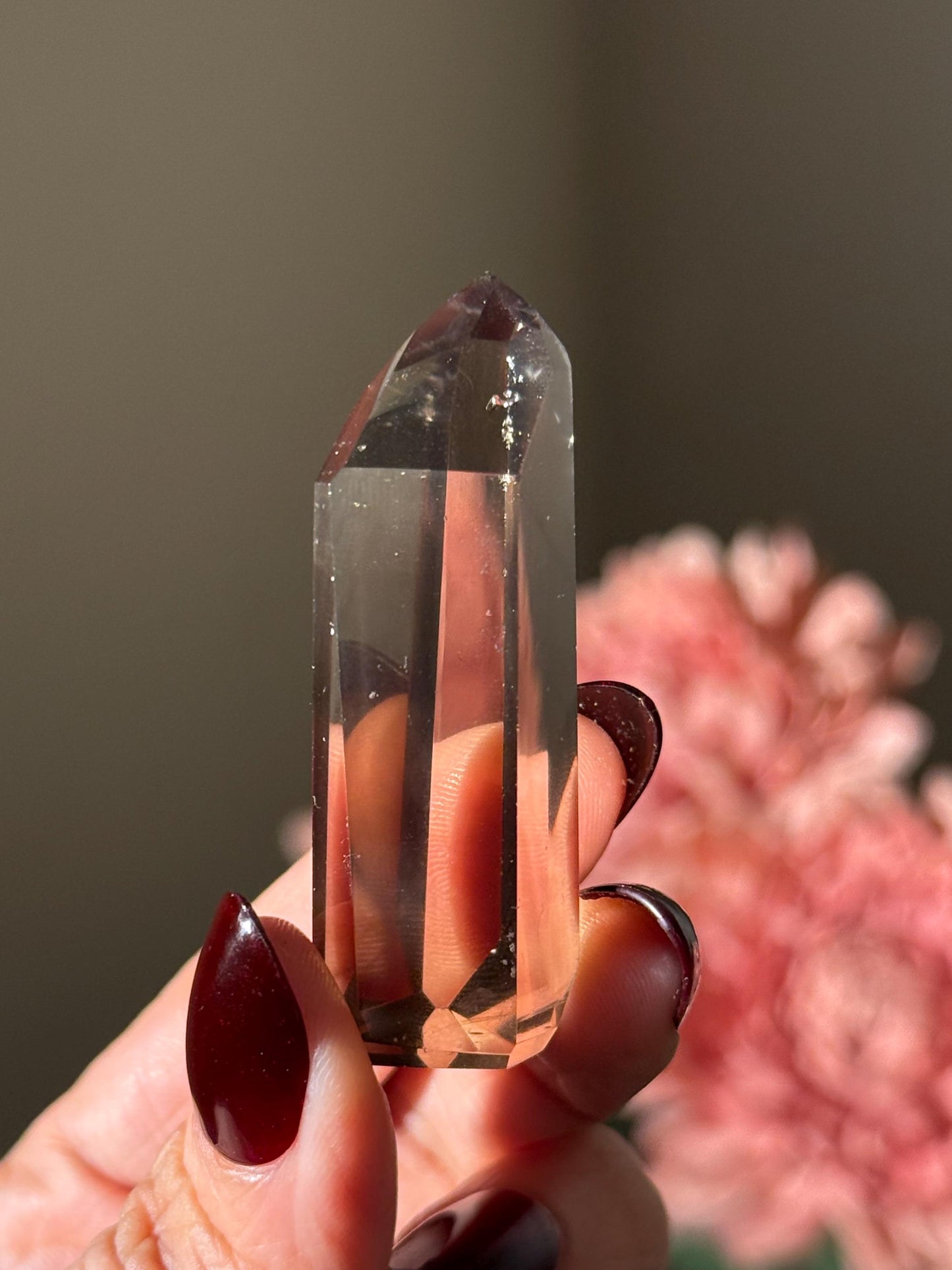Smoky Citrine, Genuine Smoky Citrine Point From Brazil, Genuine Smoky Citrine, Authentic Citrine, Natural Citrine From Brazil, SMALL