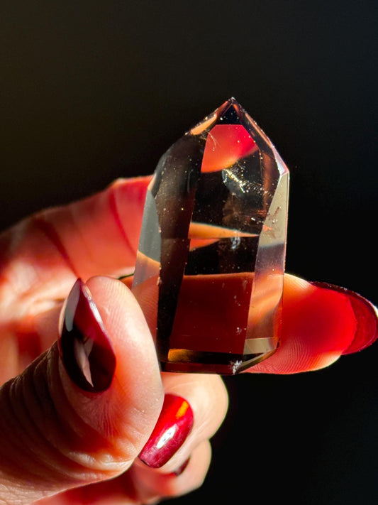 Smoky Citrine, Genuine Smoky Citrine Point From Brazil, Genuine Smoky Citrine, Authentic Citrine, Natural Citrine From Brazil, MINI SMALL